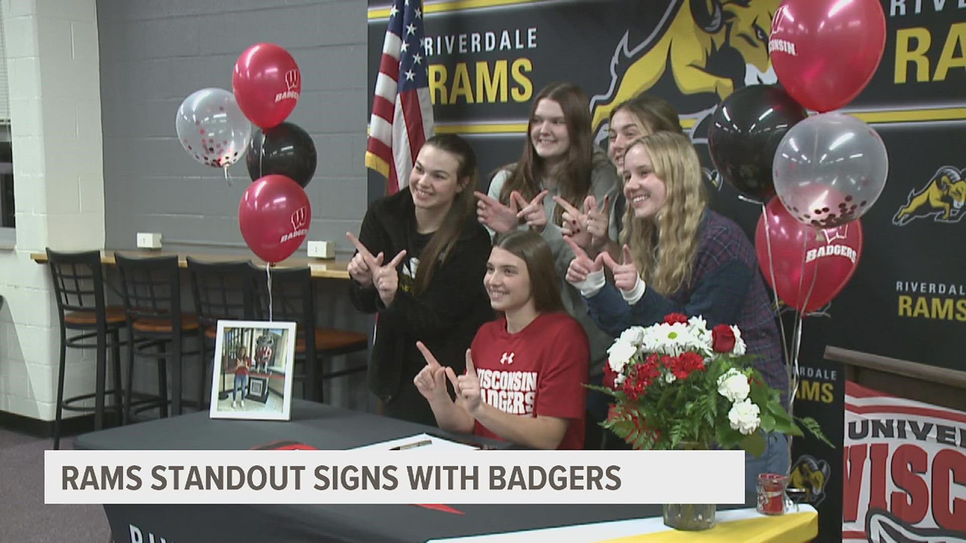 One of the state's best shortstops is on the way to the Big 10 as Alivia bark is eager to make waves with the Badgers.