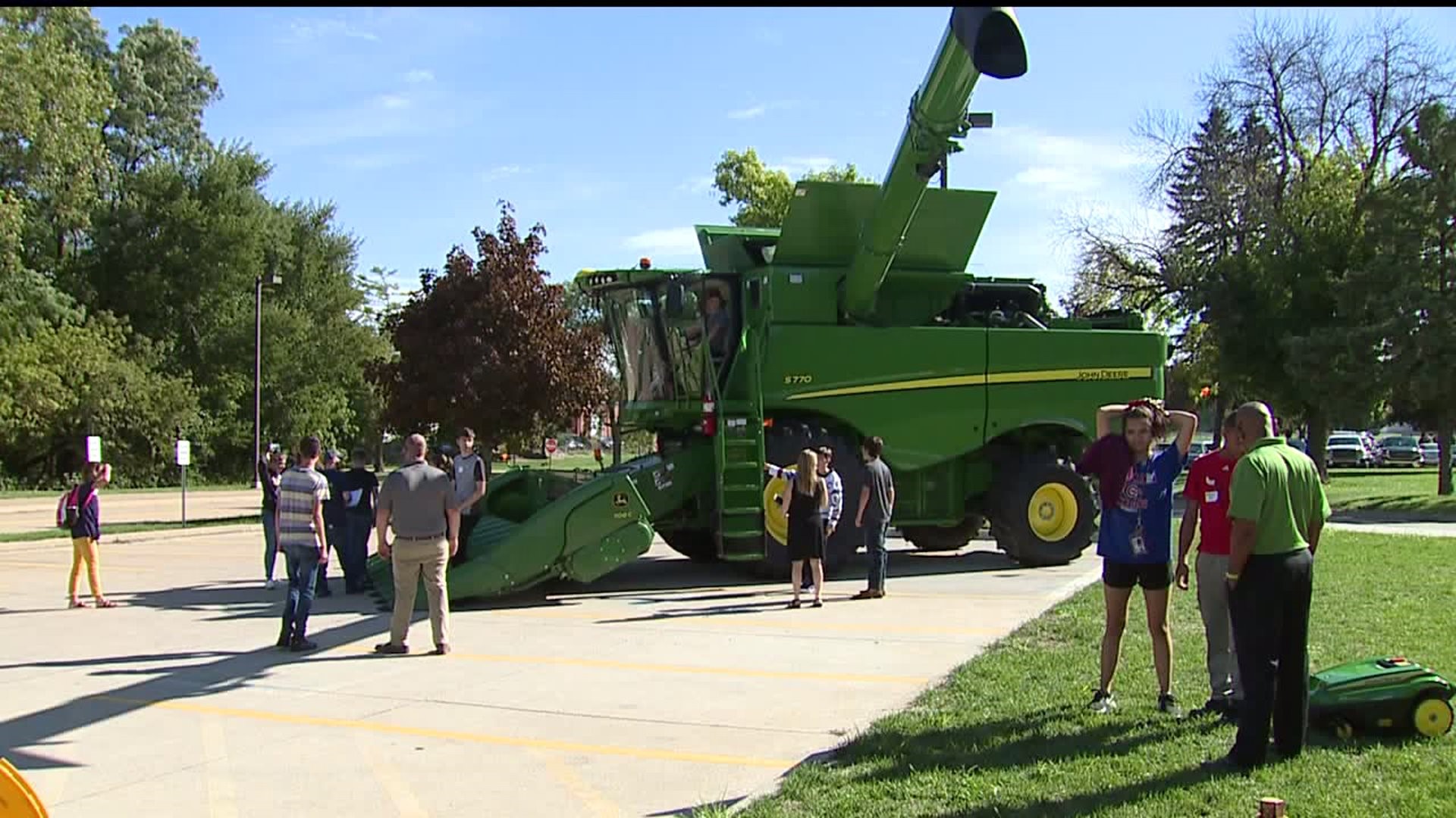 John Deere represents at Moline high school career fair