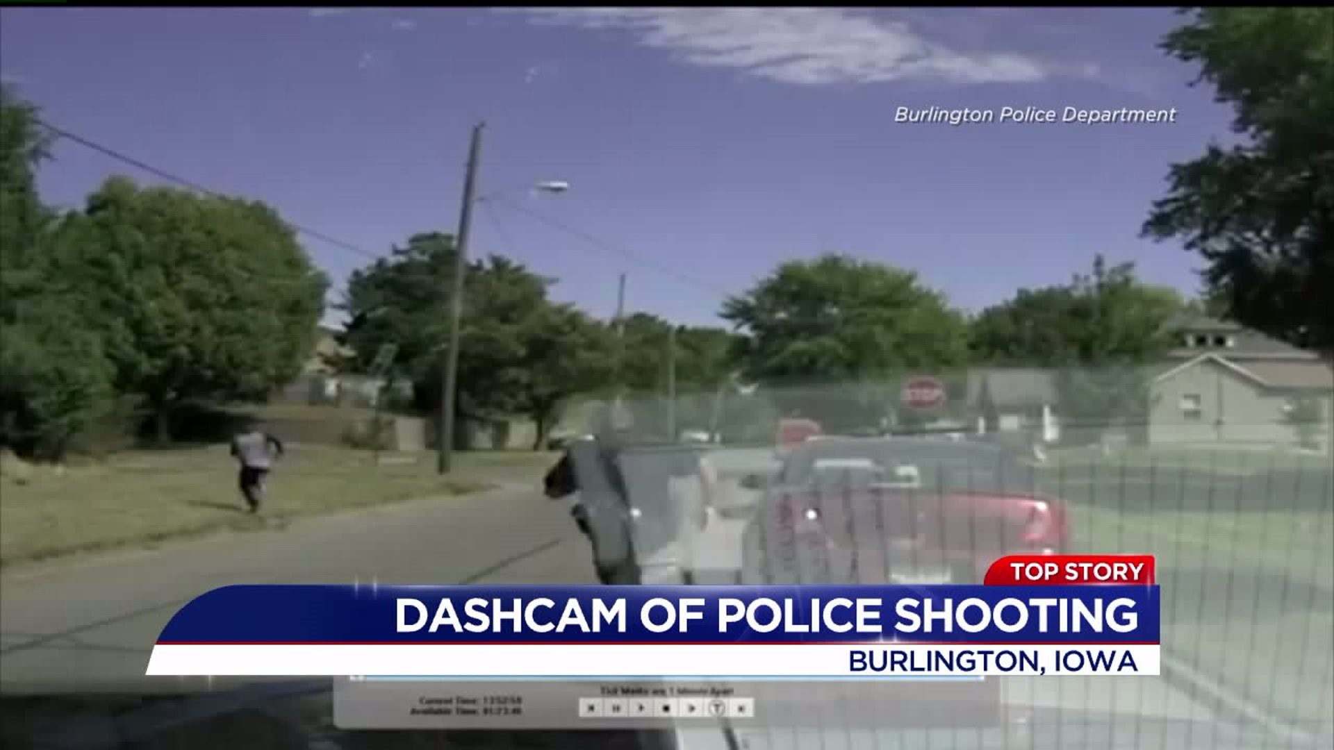 Dashcam video of police shooting