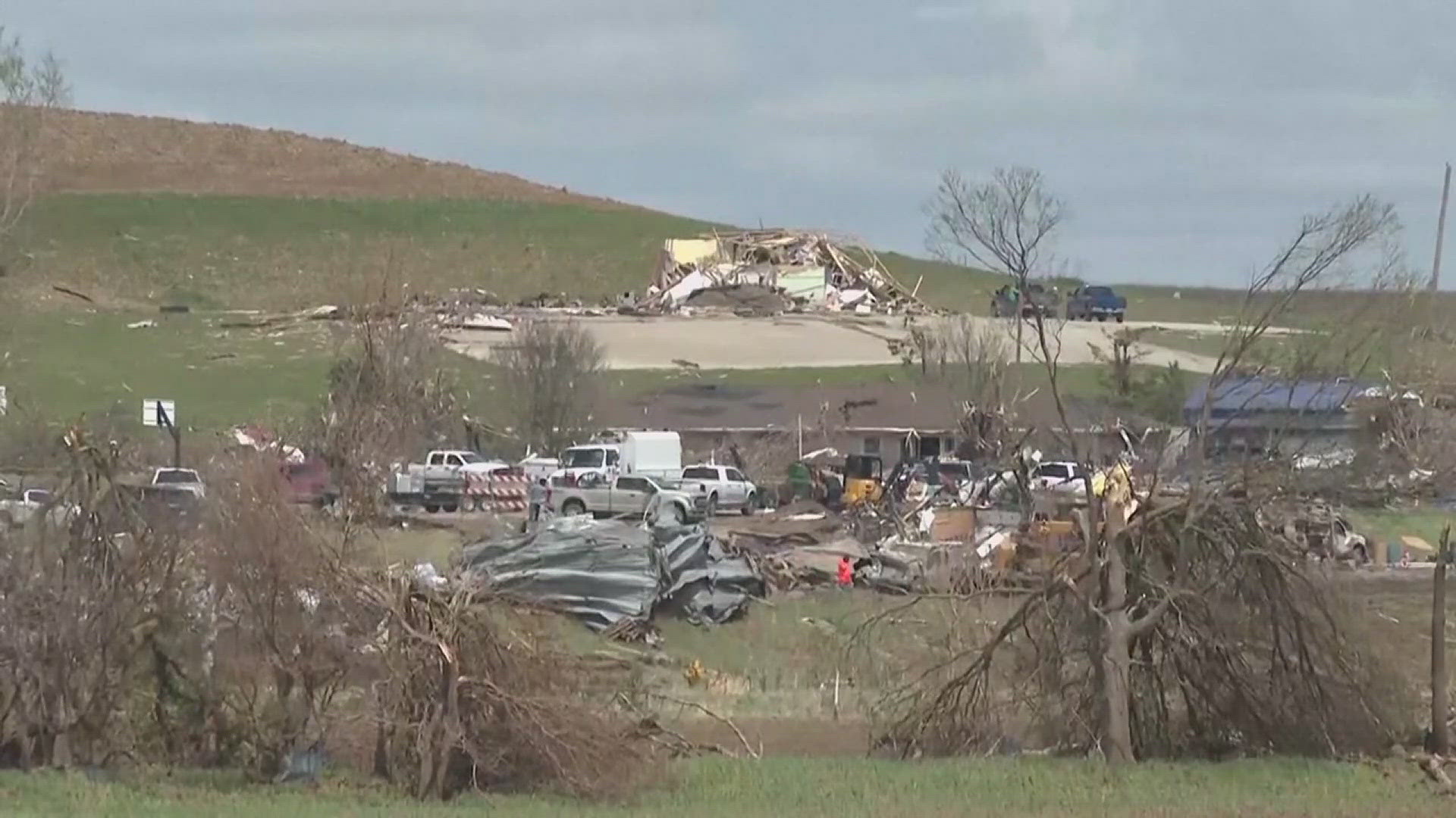 Minden, Iowa residents are recovering after a tornado touched down over the weekend. One person was killed, and another three were injured during the storm.