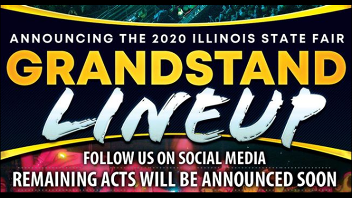 Illinois State Fair announces part of 2020 Grandstand lineup