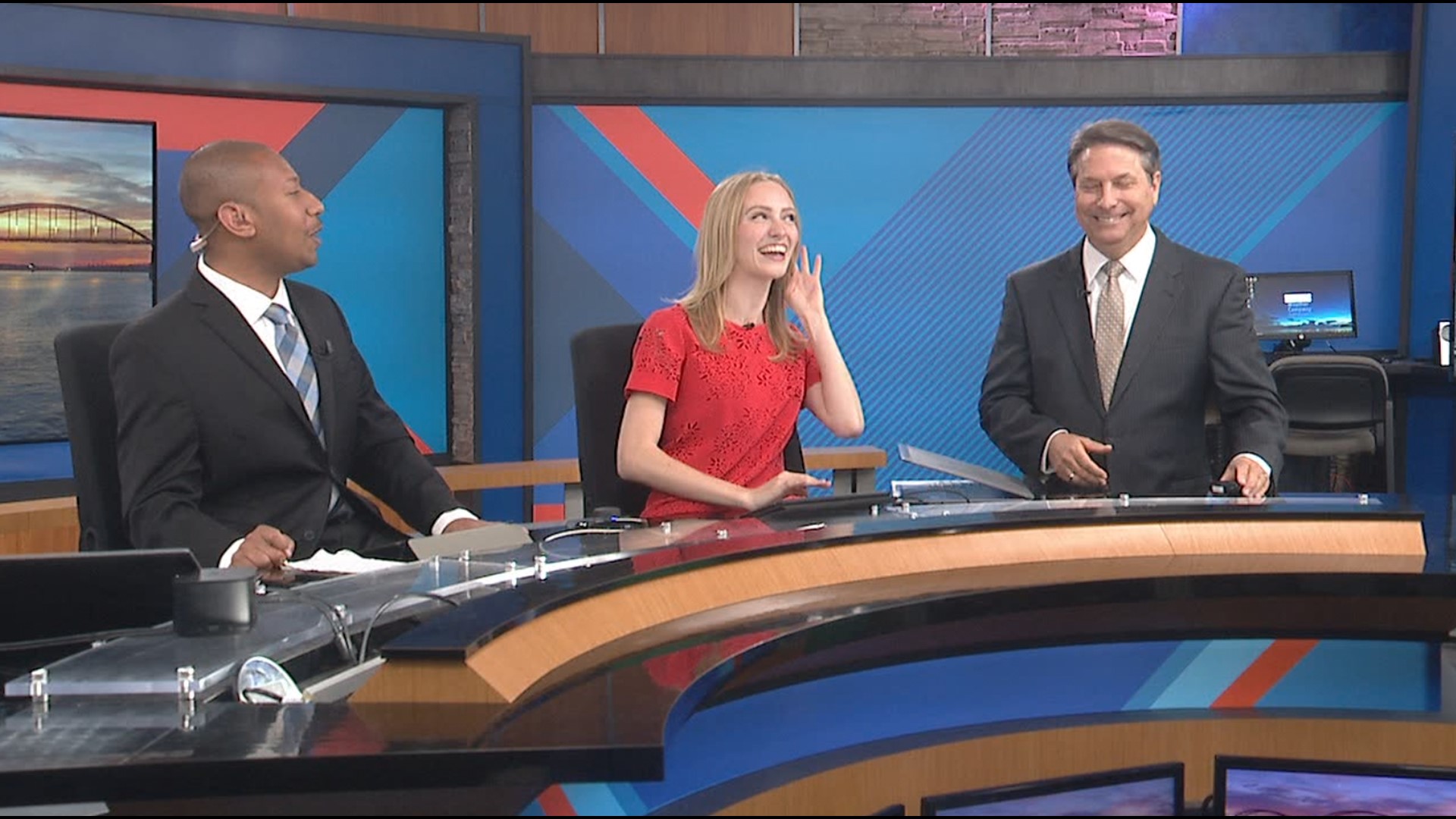 Shelby and James certainly weren't prepared for Devin's sound effects on this evening's 5pm show!