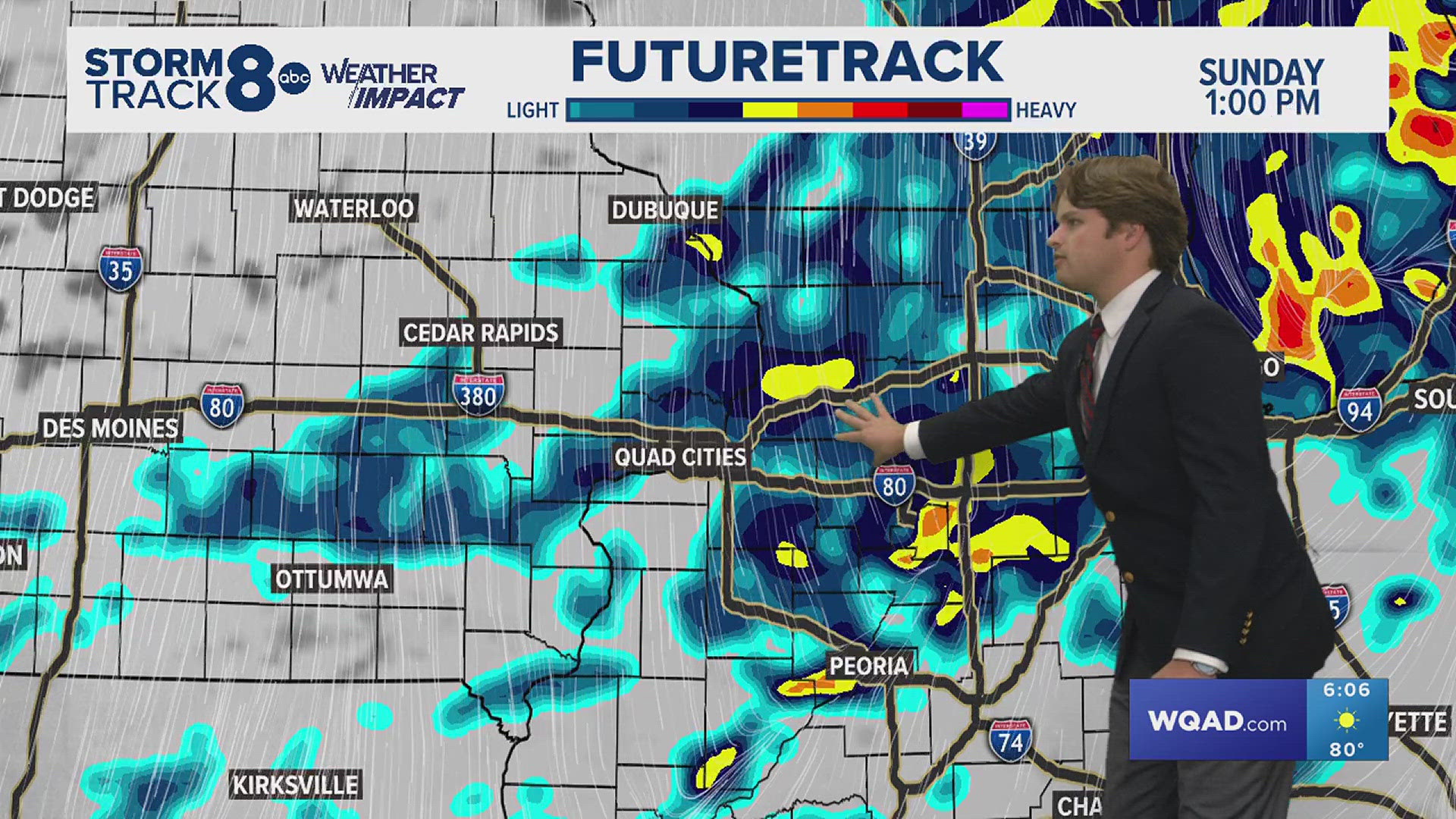 Cooler temperatures ahead thanks to showers and thunderstorms early Sunday, the first day of fall.