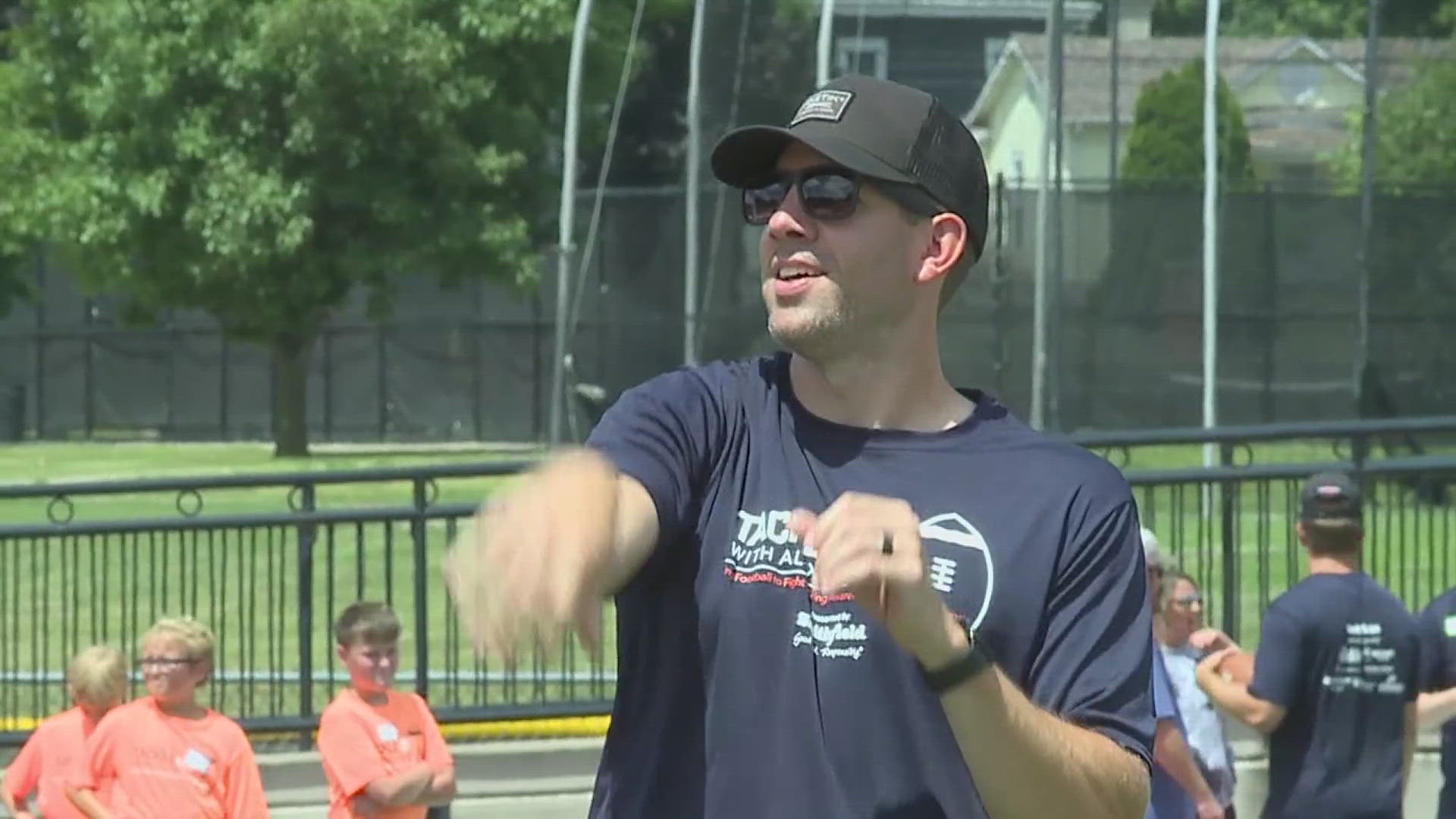 Over 200 kids attended the camp Tackle MS, which is free of charge for first through eighth graders.