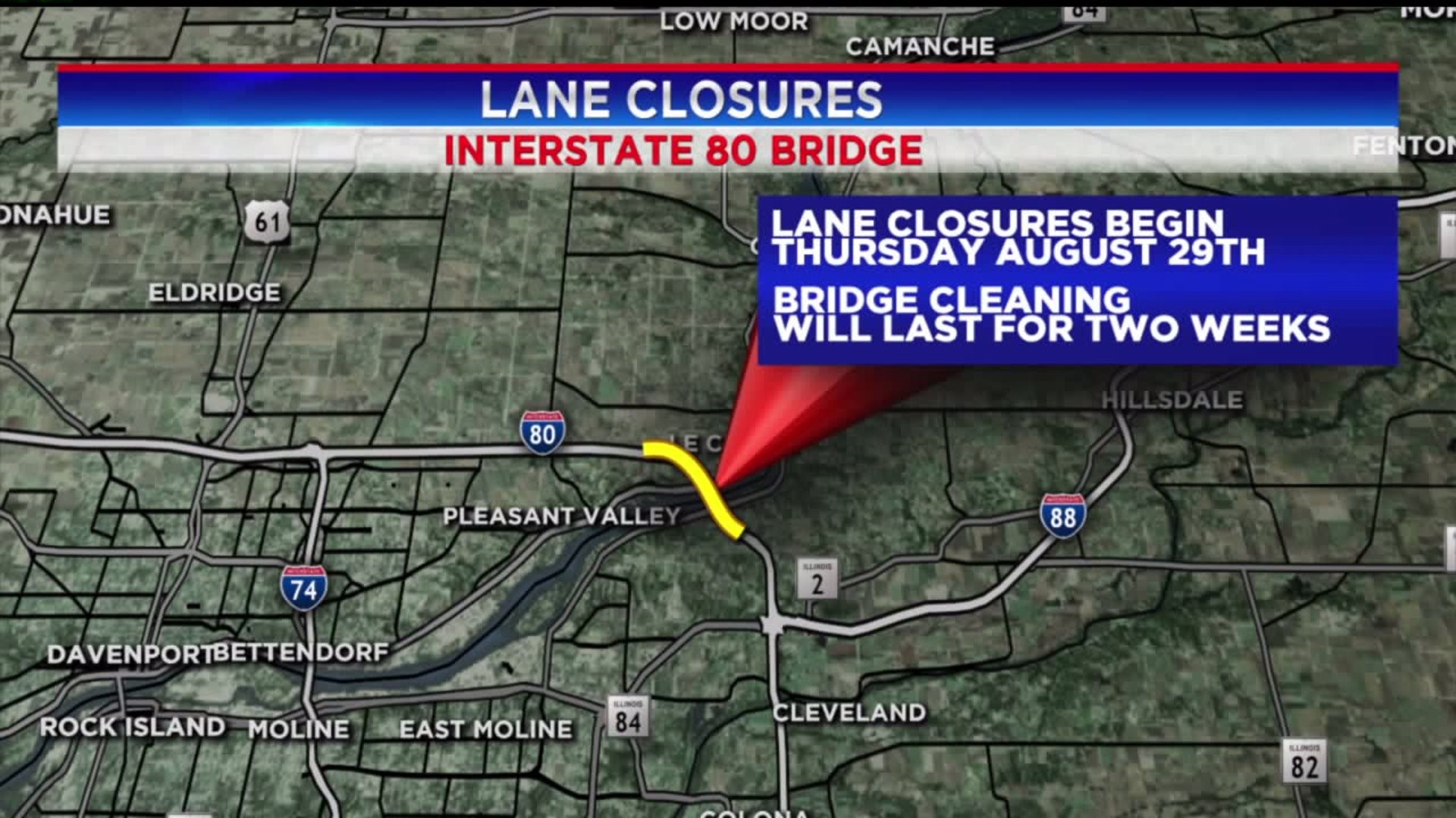 Work to begin on I-80 Bridge, what that means for you
