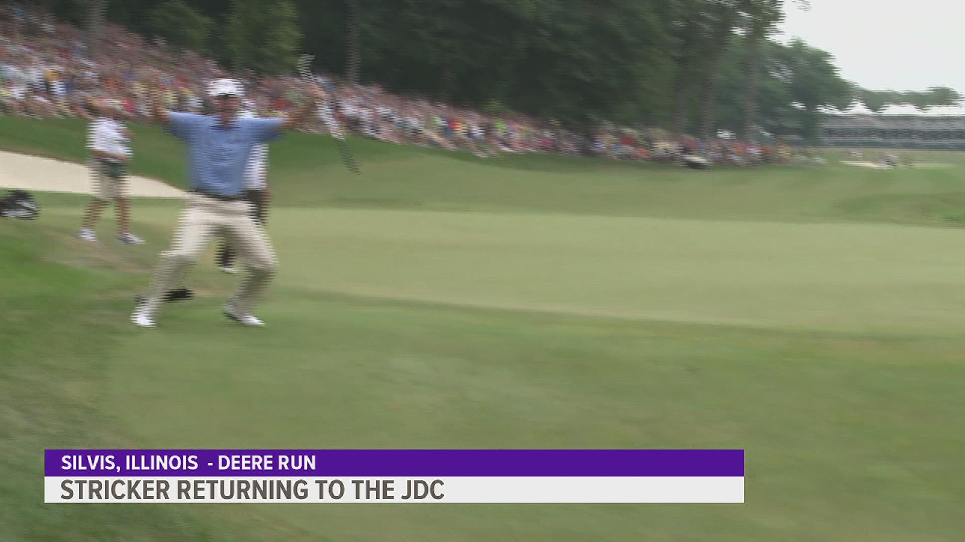 Stricker is playing in the John Deere Classic for the first time since 2019.