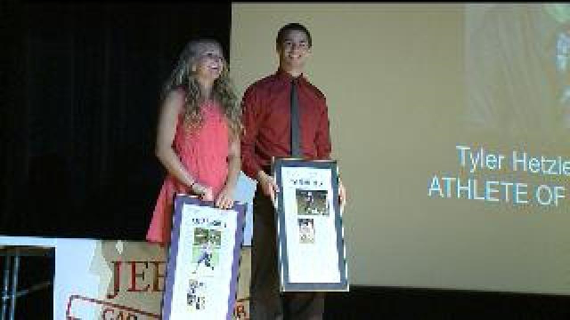 Shoultz and Hetzler shine at Salute to Sports