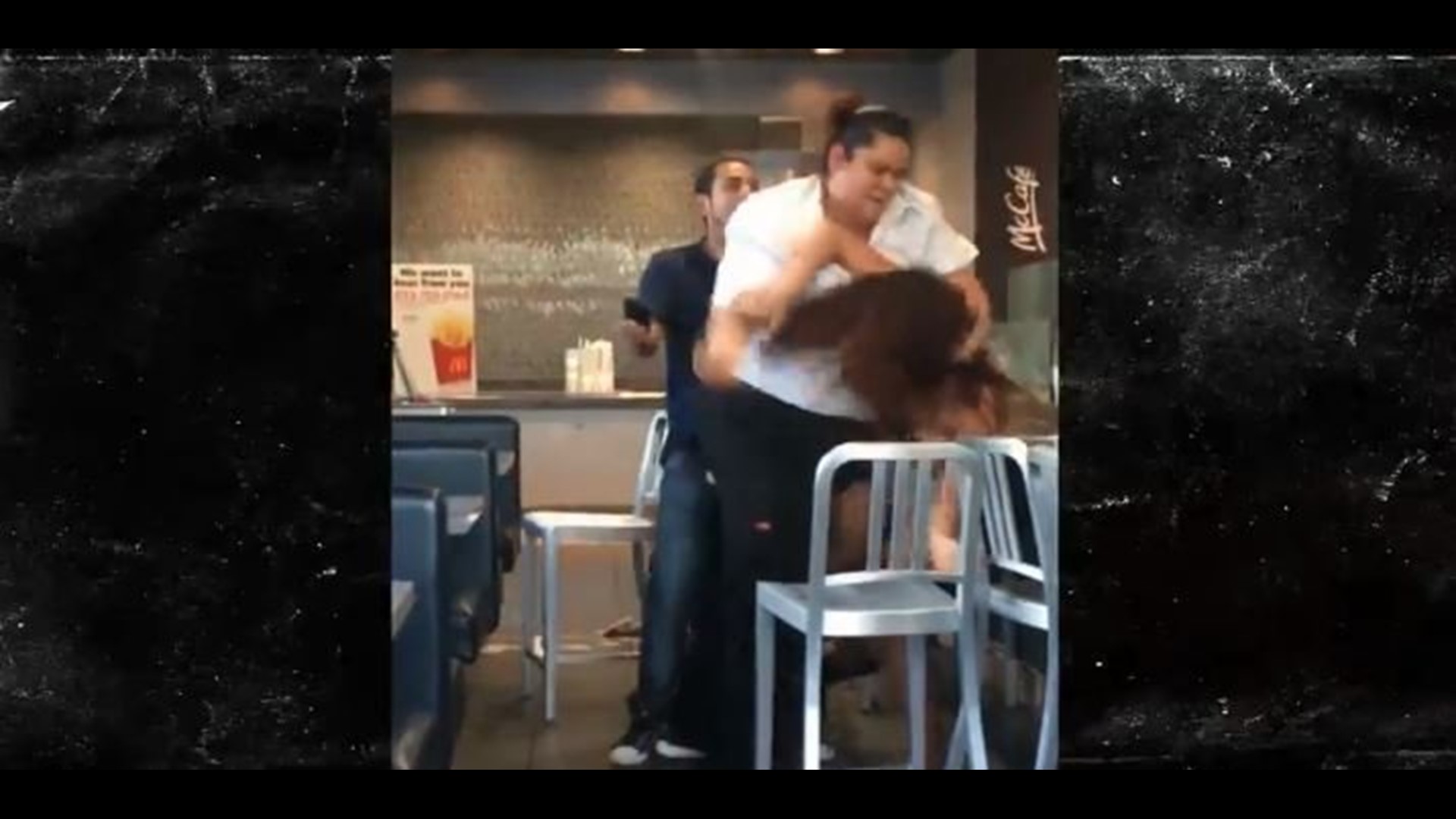 Video Shows Beatdown At Mcdonalds After Customer Throws Milkshake At