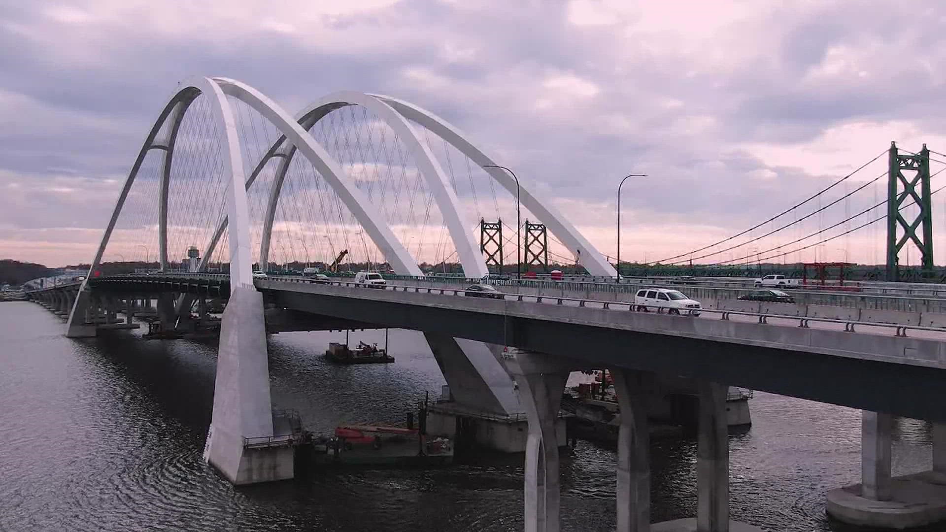 A public ceremony on Dec. 1 will let people walk across the bridge before the Illinois bound span opens just days later.