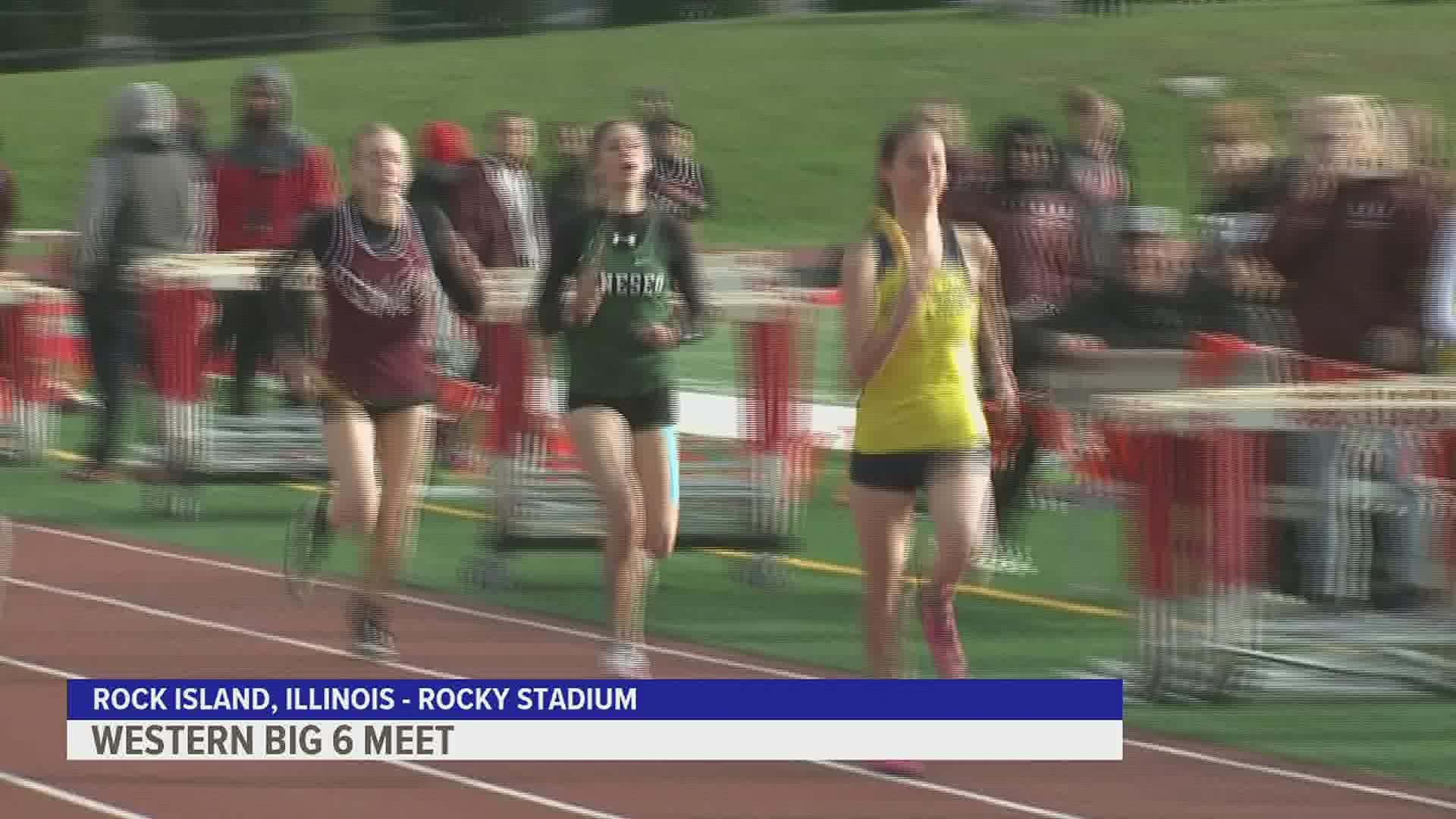 QC High School Track Girls Western Big 6 Championships