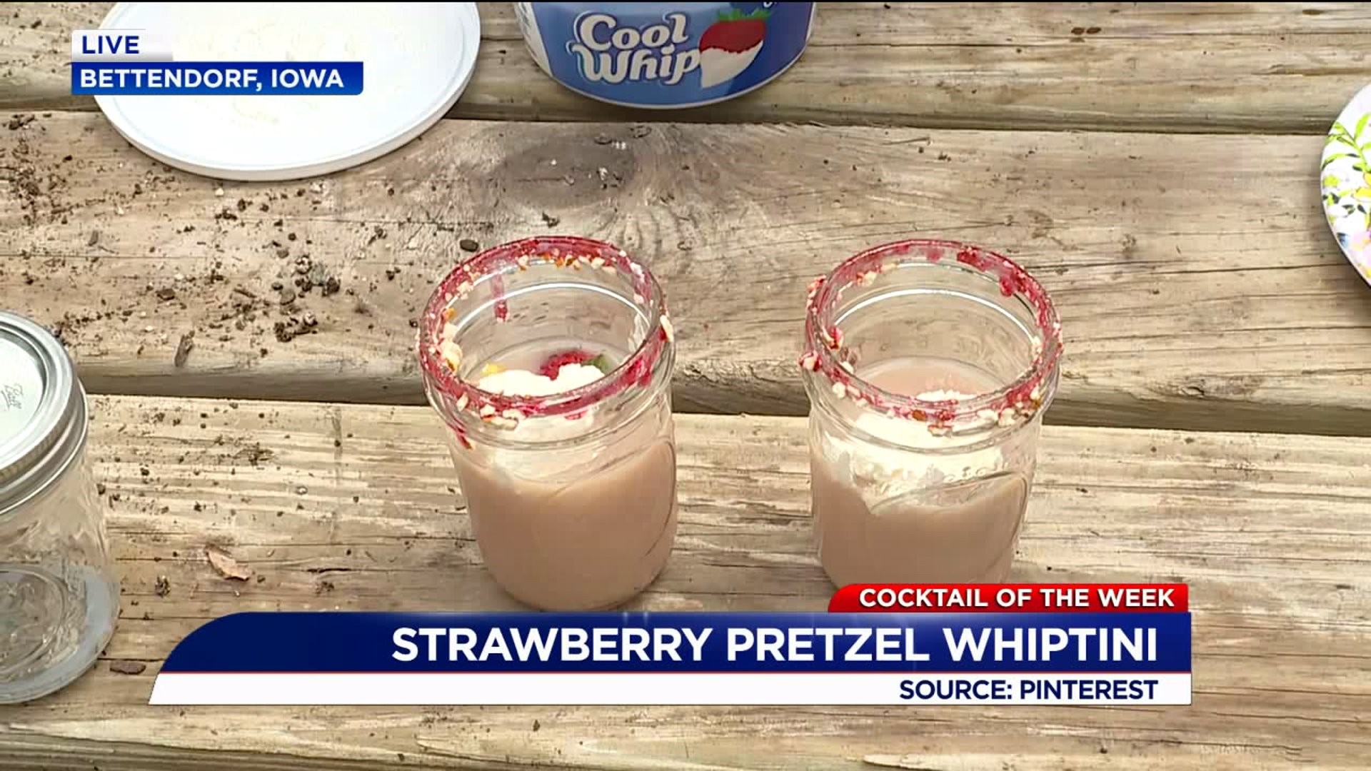 COCKTAIL OF THE WEEK: Strawberry Pretzel Whiptinis