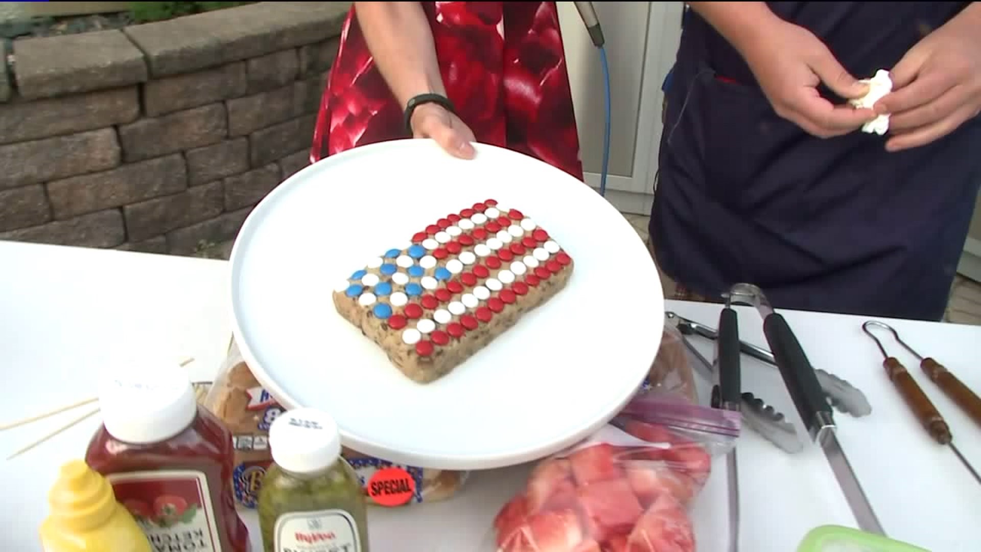 Angie`s 4th of July (Edible) Flag