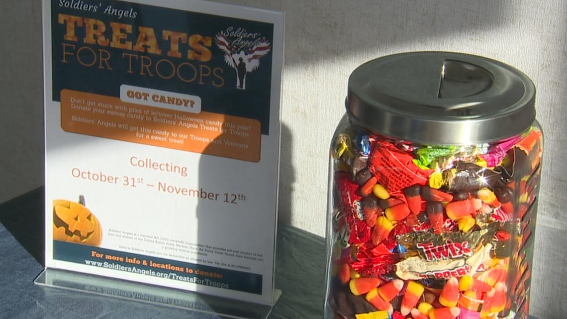 Donate leftover candy to service members this year