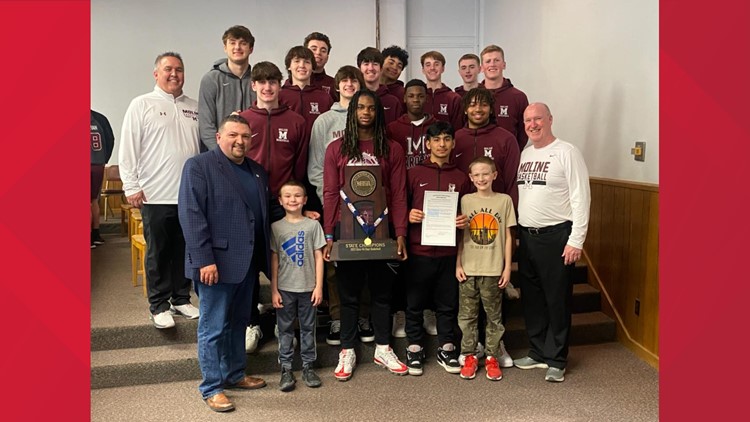 State basketball champion Maroons honored at RICO board meeting