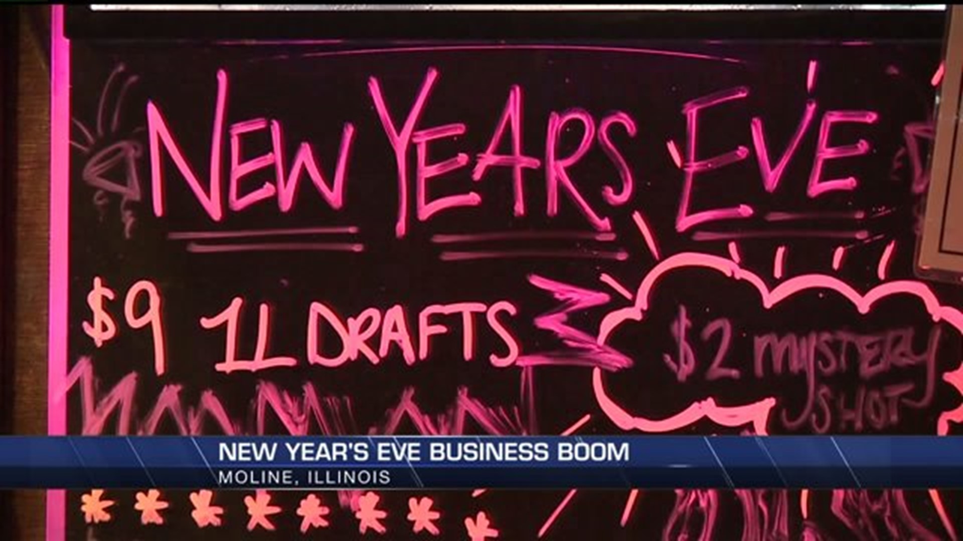 new year`s eve business boom