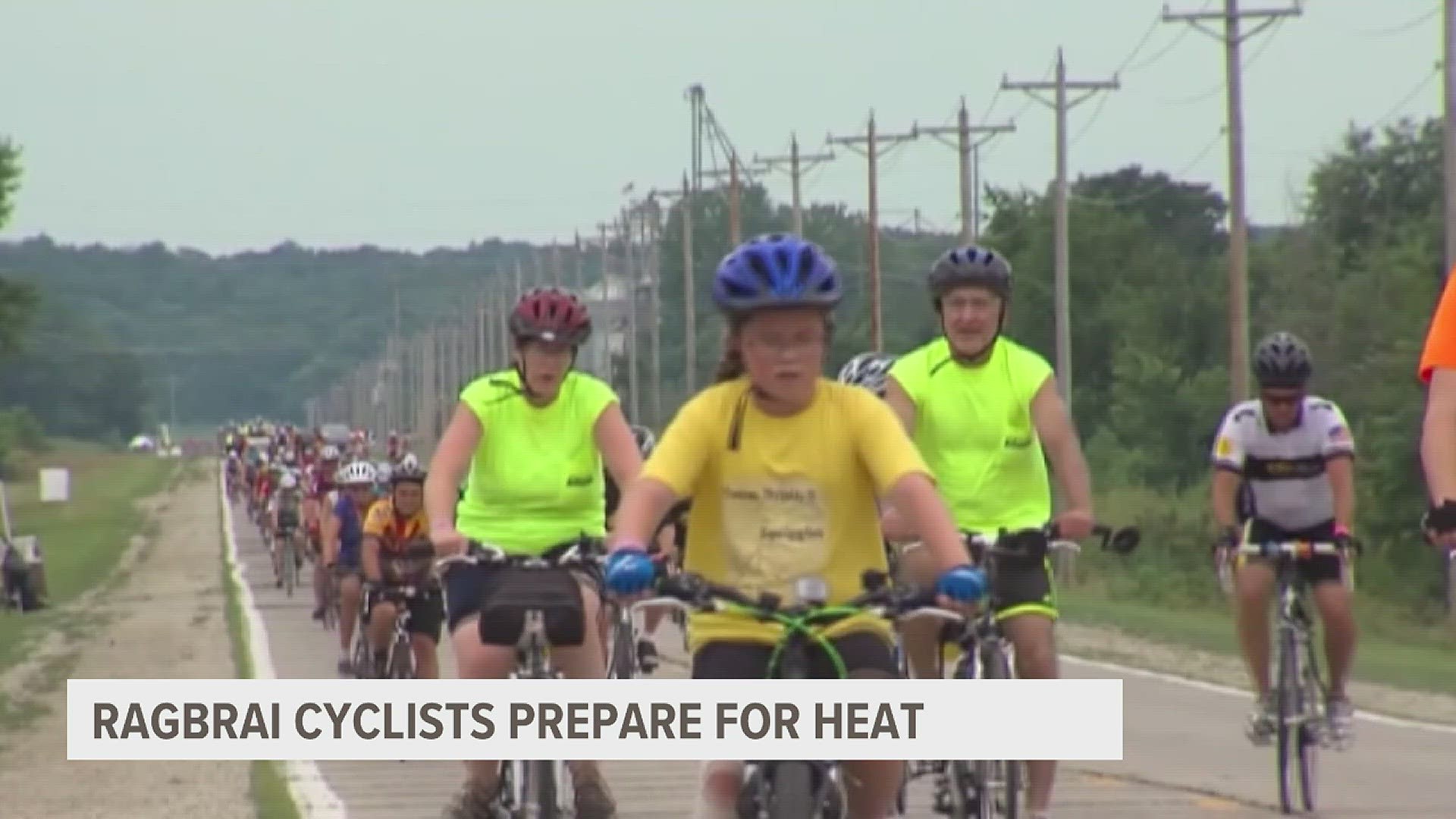 Riders in the 50th annual RAGBRAI share their tips on staying cool during the 500-mile cross-state ride.