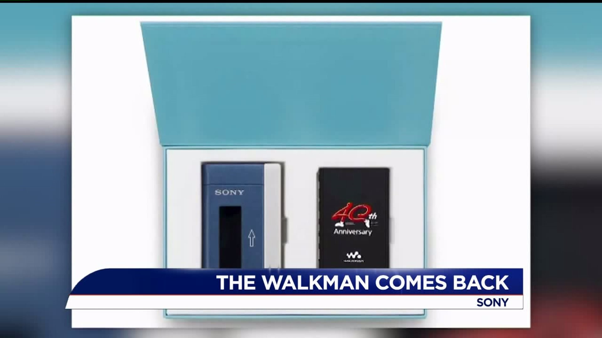 Sony releases a Walkman for its 40th anniversary