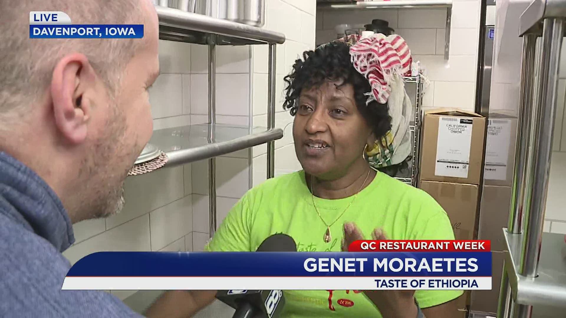 Taste of Ethiopia is featured on Day 4 of QC Restaurant Week on Good Morning Quad Cities