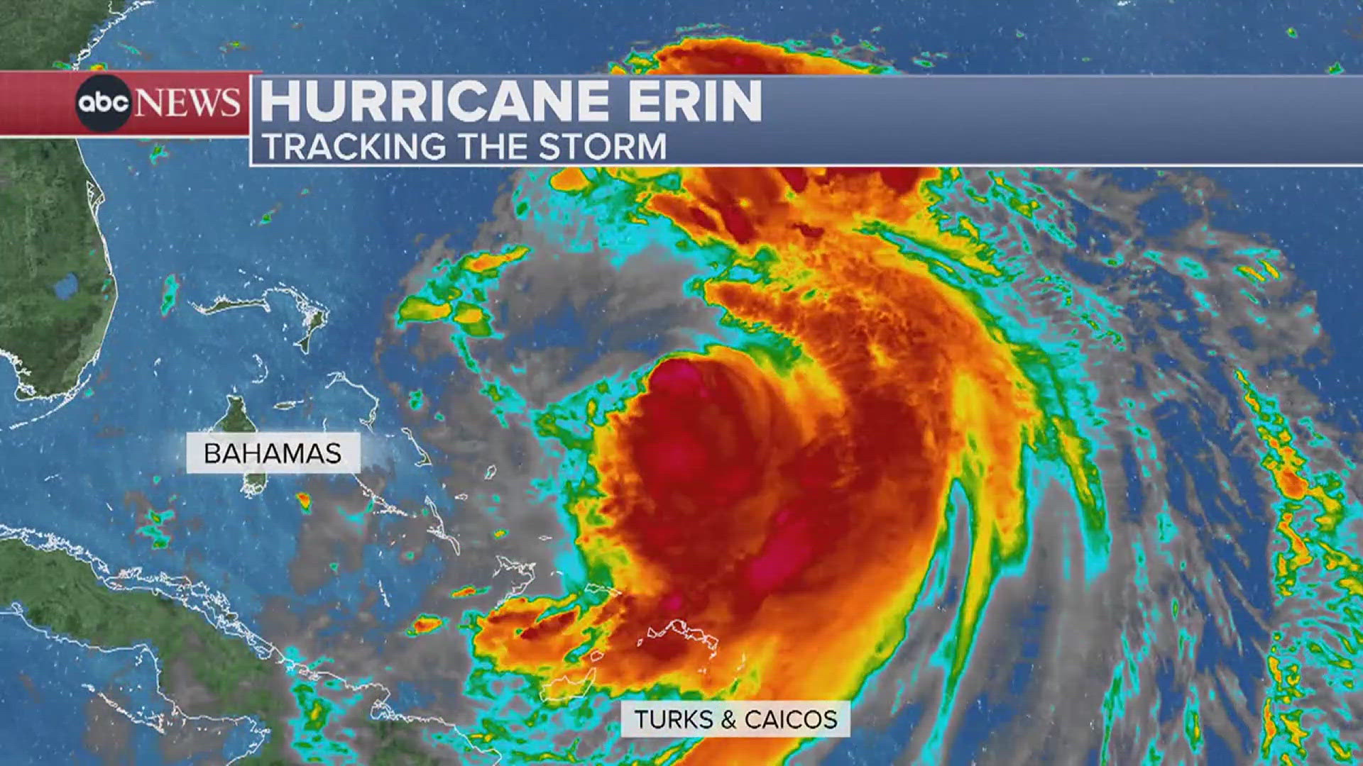 Erin now sits at a Category 2 hurricane and is not expected to make landfall in the US. However, strong winds, heavy rain, rip currents and erosion are concerns. 