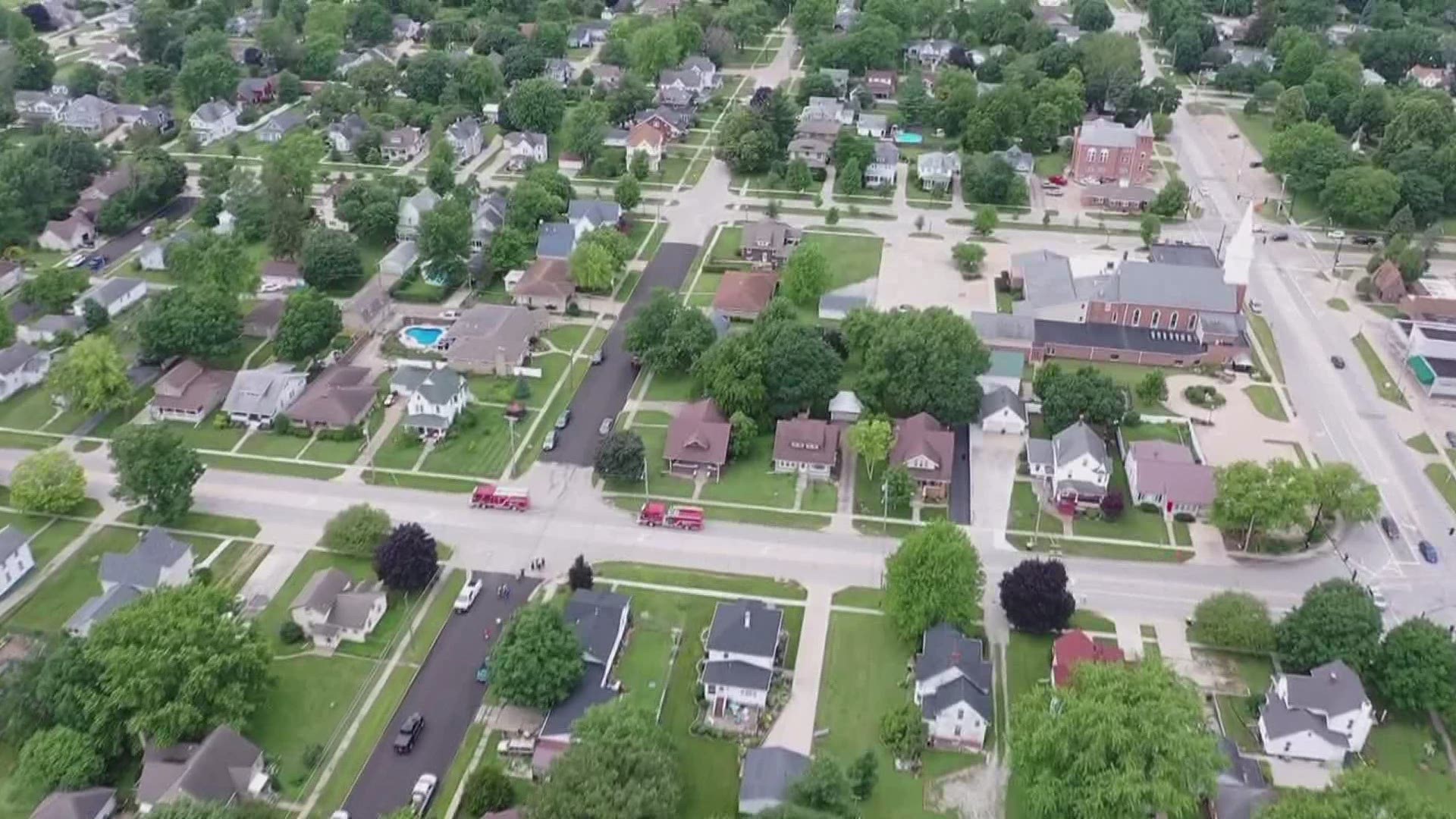 A contractor struck a pipeline, which caused the leak.