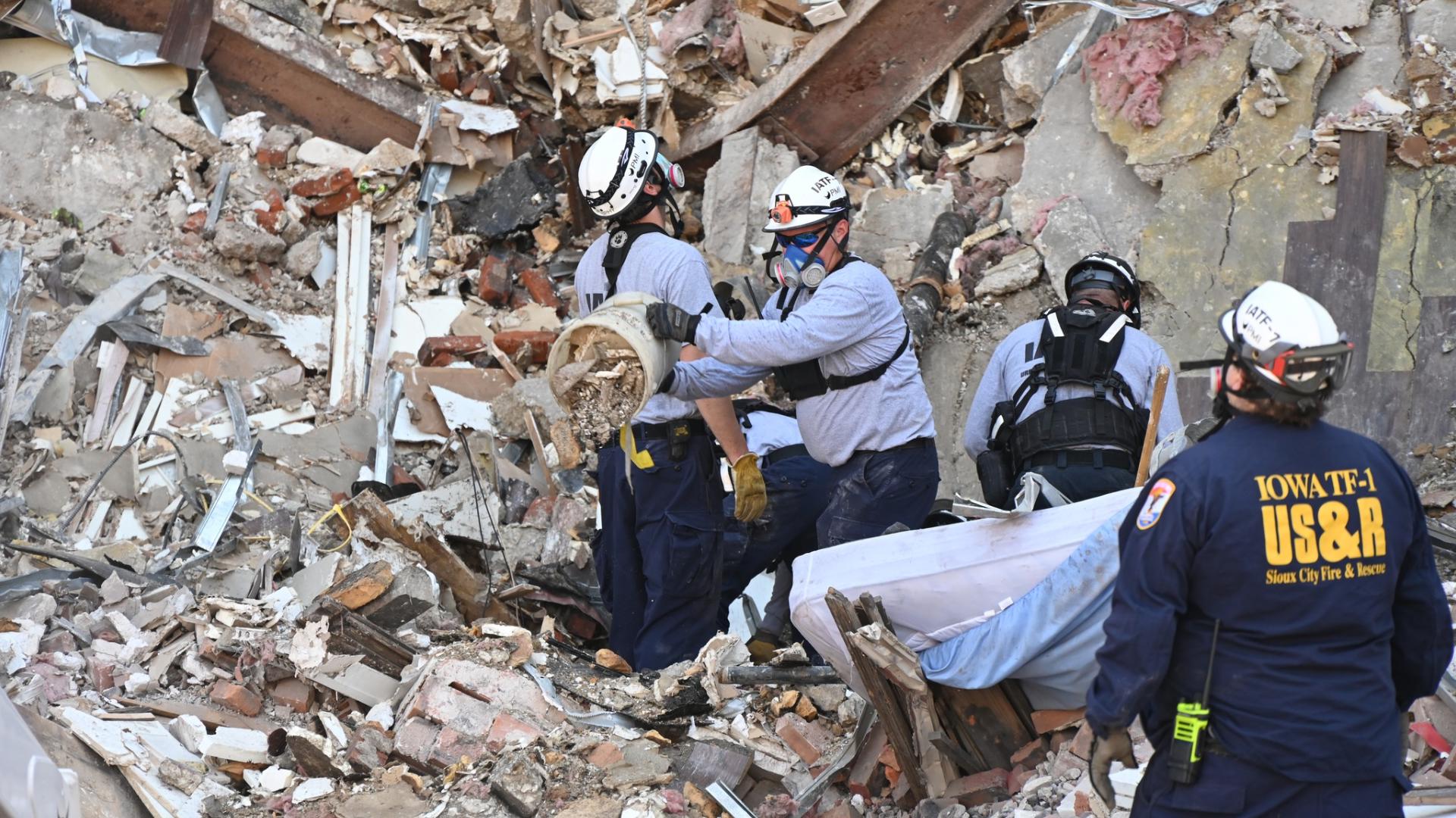 In the hours after 324 Main Street collapsed, Iowa Task Force 1 was called to help respond to the scene. Here's their first-hand account of the aftermath.