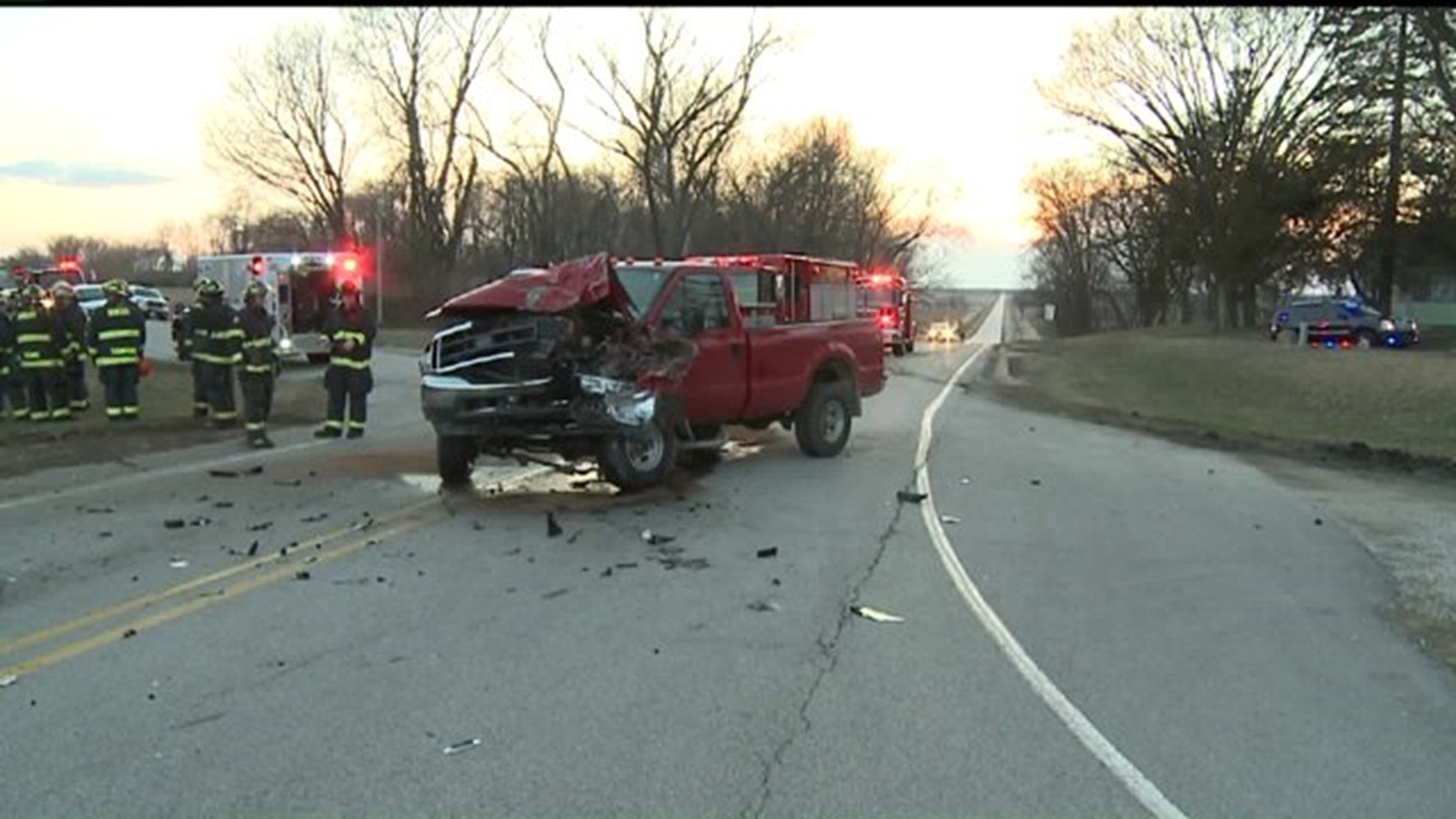 Crash north of Geneseo sends driver to hospital