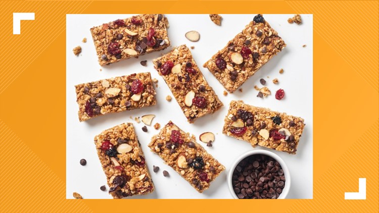 Customize these no-bake peanut butter granola bars with fruit or chocolate