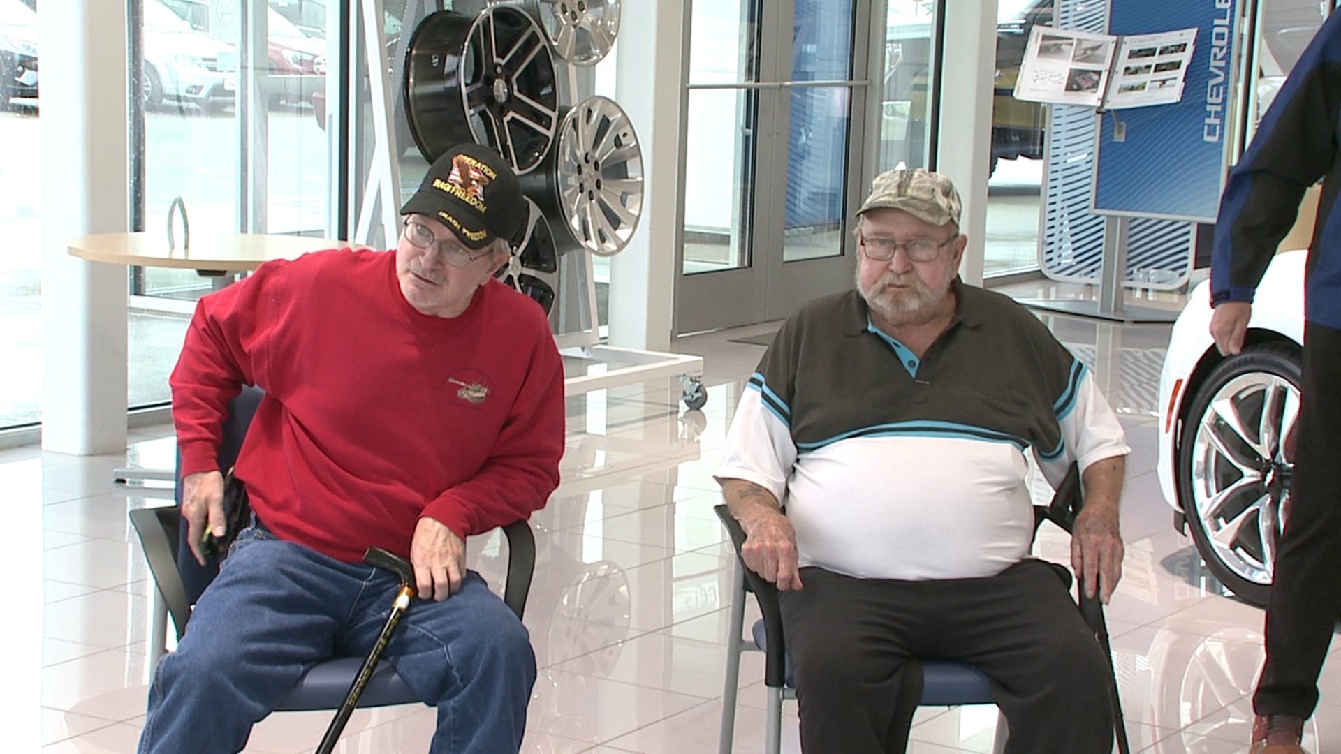 Galesburg vets win home heating, cooling systems