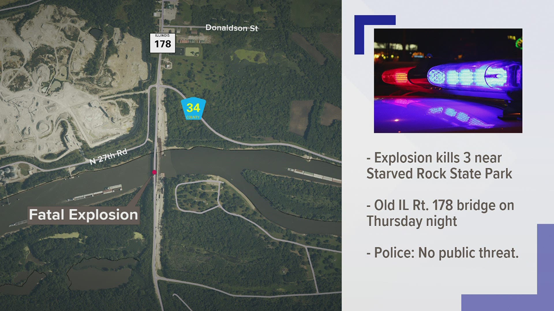 The explosion was reported around 7 p.m. Thursday, May 6.