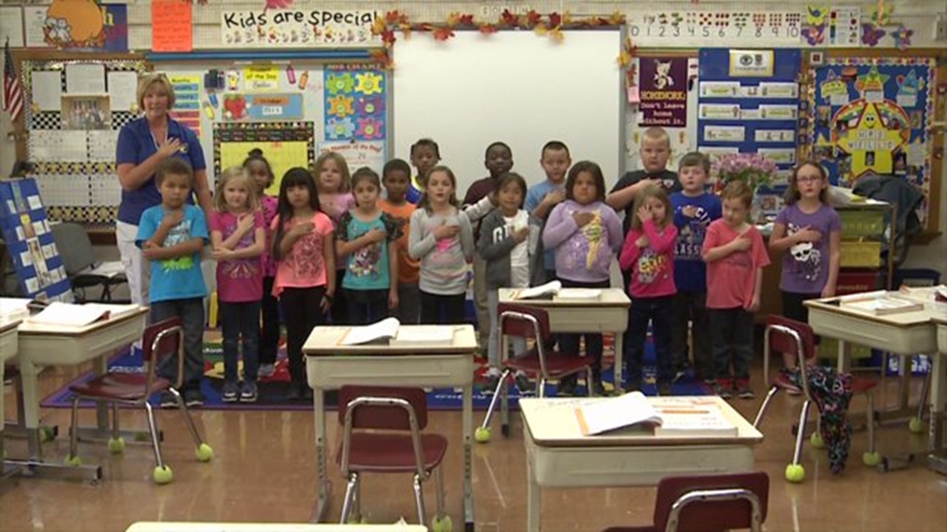 The Pledge from Mrs. Wells` class