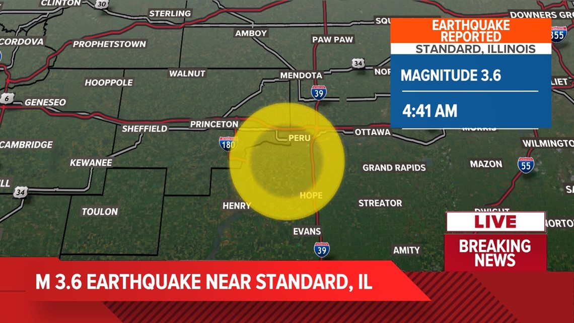 Illinois residents waking up to minor earthquake