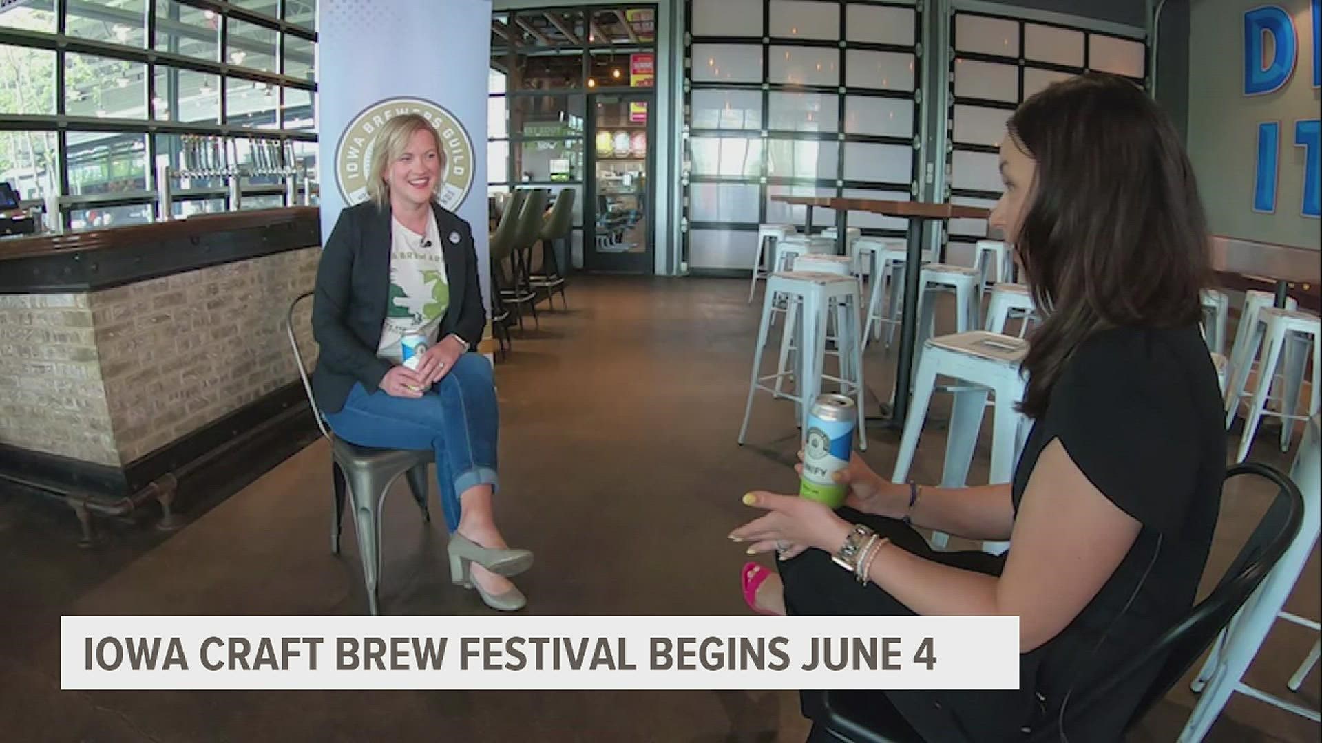 The Iowa Brewers Guild is kicking off the 12th annual Craft Brew Festival on June 4 to kick off Iowa Craft Brew Month.