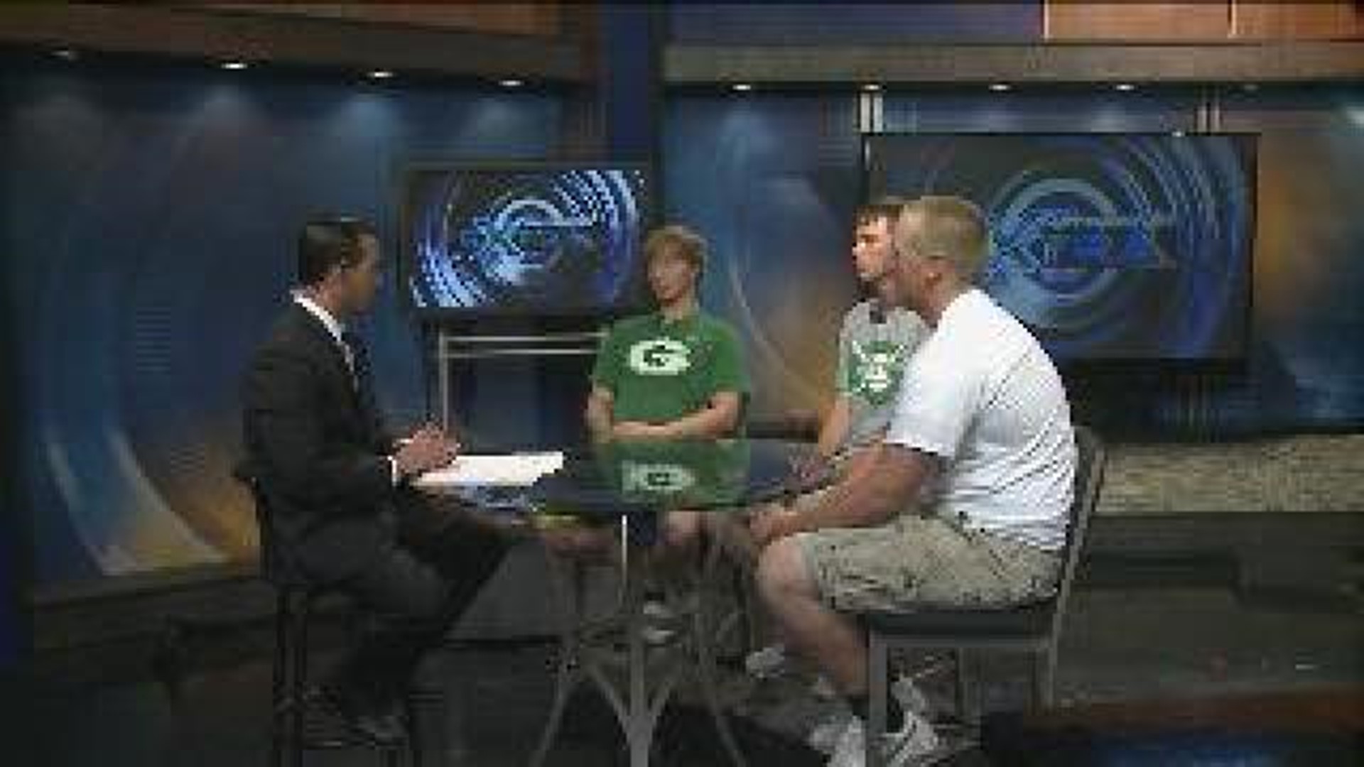 Geneseo Baseball Players On QC Sports Extra