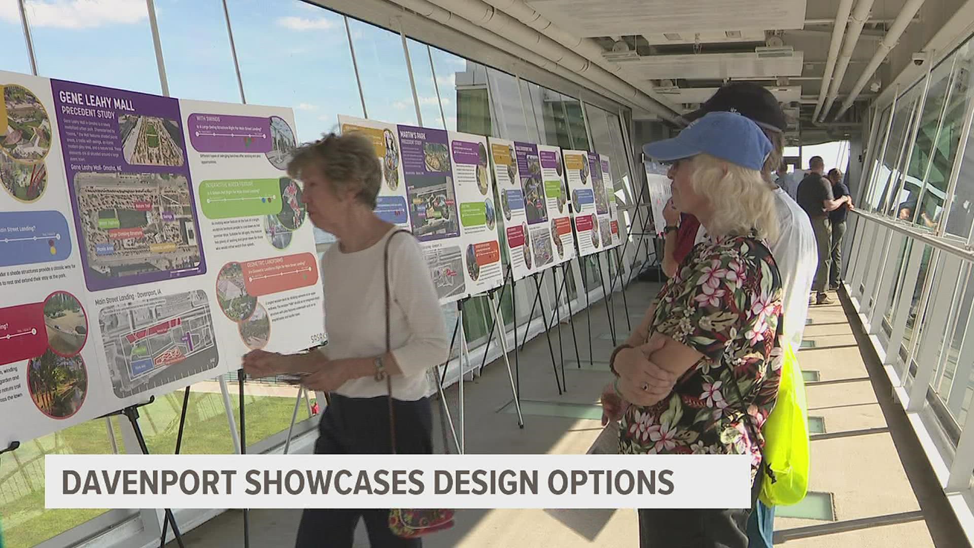 While it's still early in the design process, the City of Davenport collected ideas and opinions for features and designs planned for the new Main Street Landing.