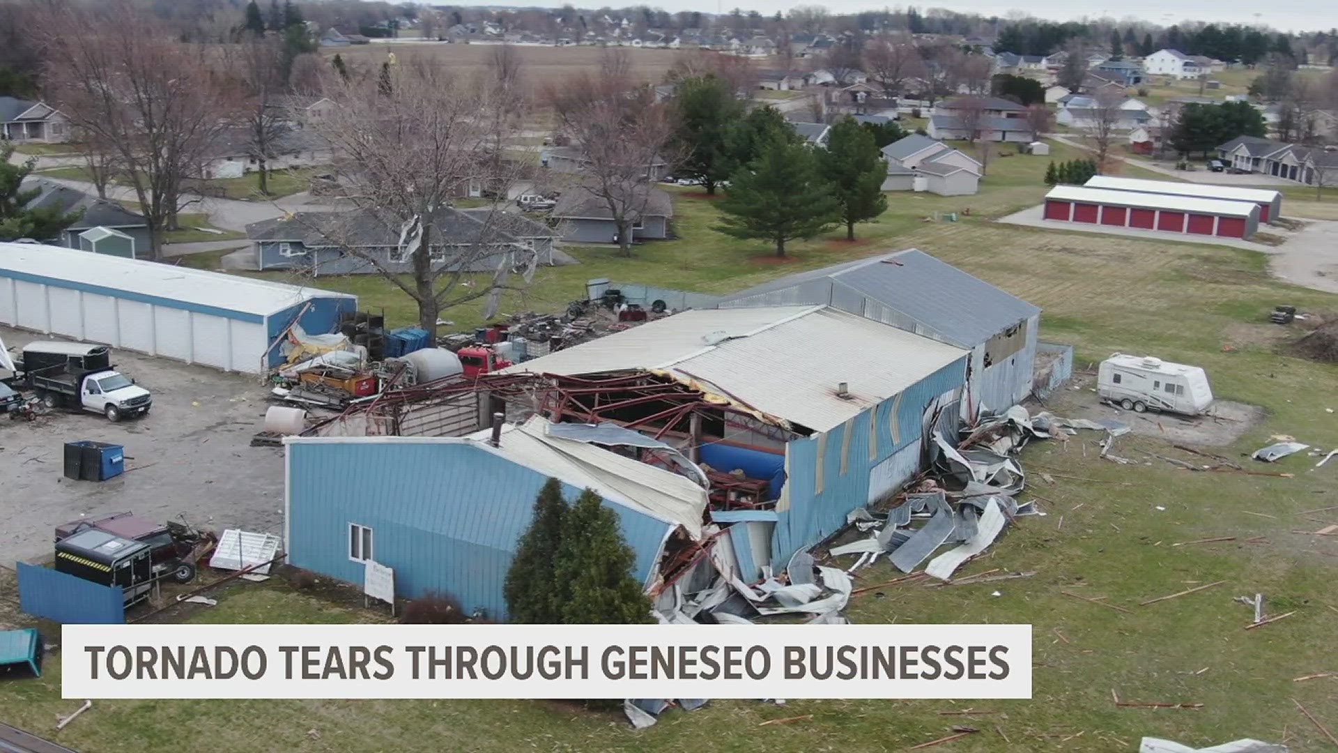 Geneseo PD report a tornado touched down near town for 2 minutes.