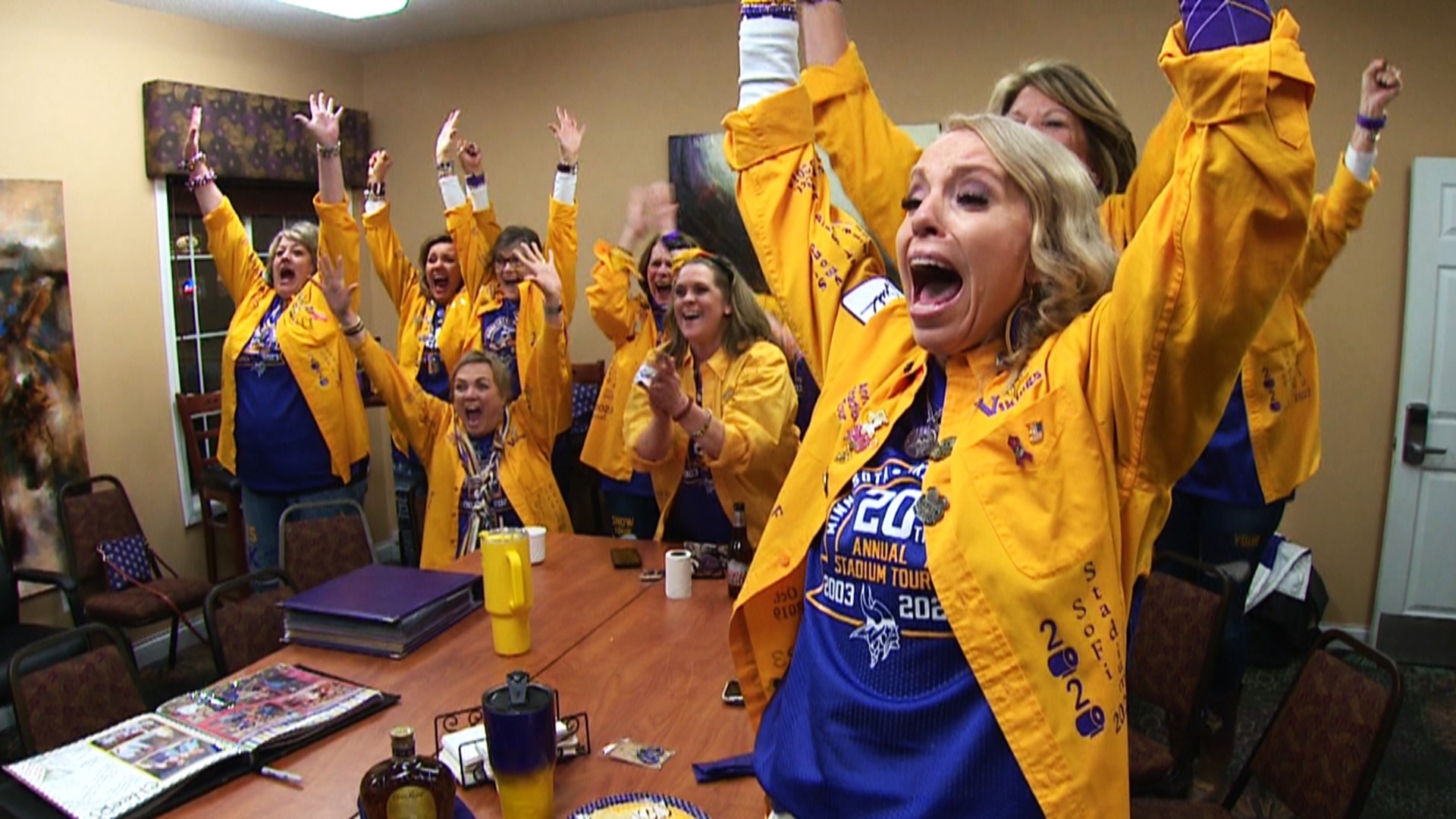 Minnesota group of women known for their dedication to the Vikings team