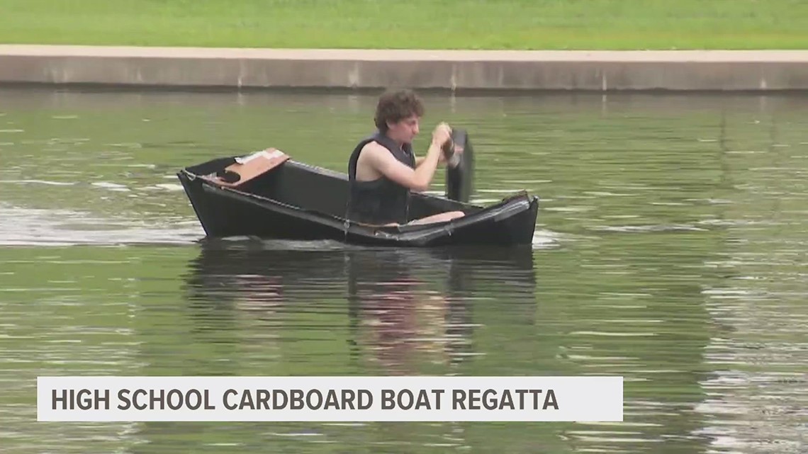 Cardboard Boat Regatta Quad Cities schools go headtohead in annual