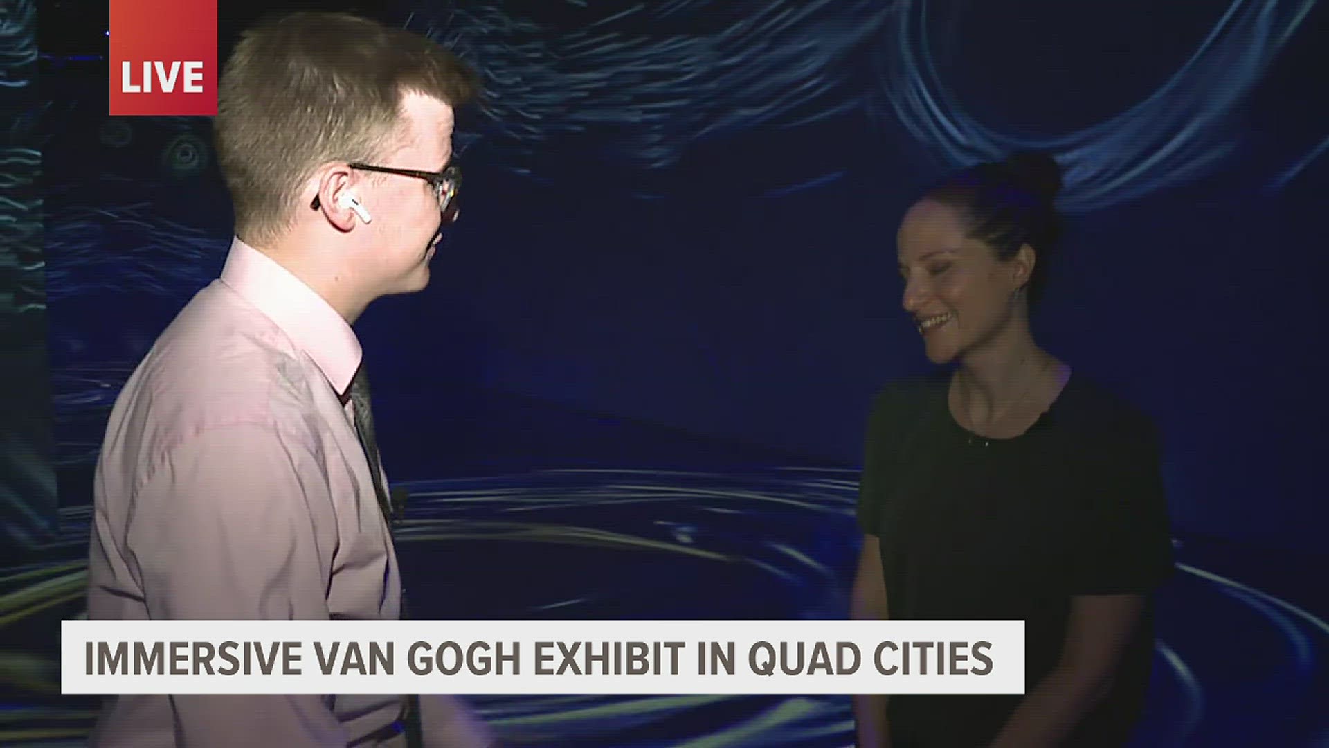 People will be able to immerse themselves in Vincent Van Gogh's artwork to, as organizers say, become one with his paintings.