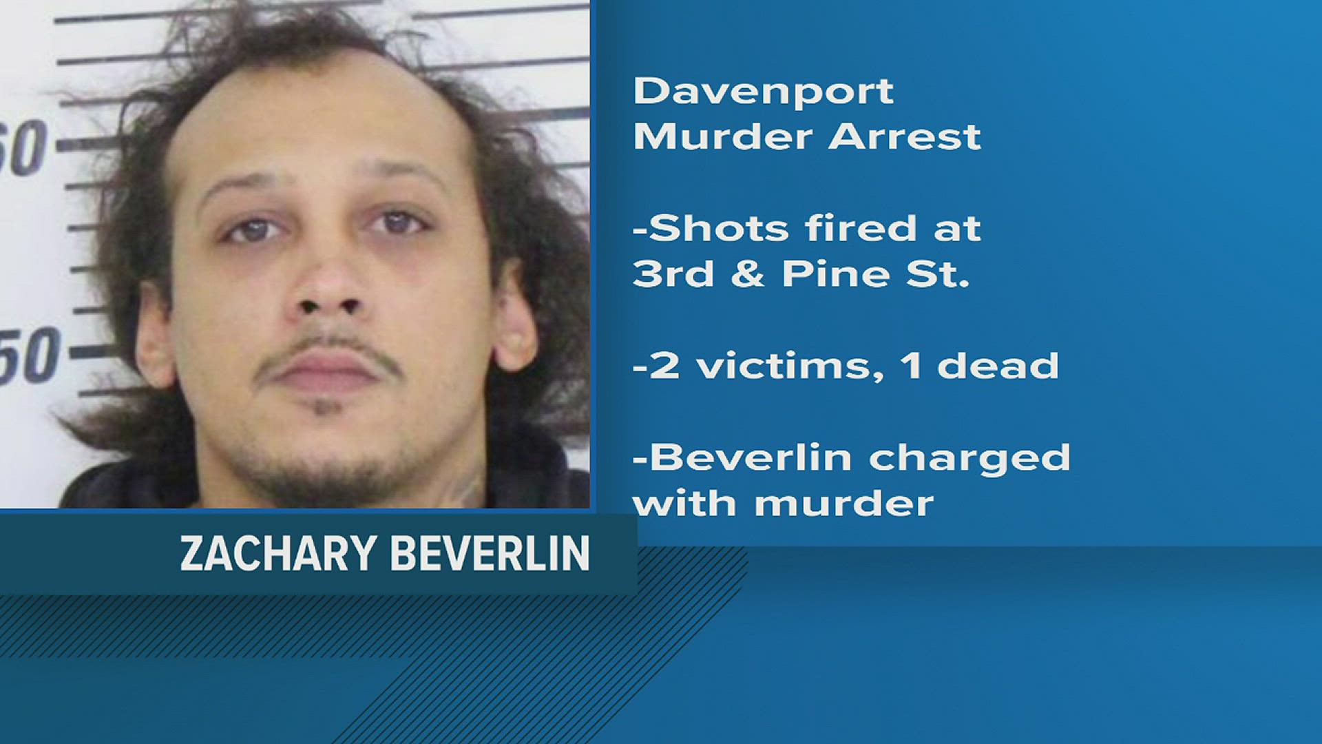 Police have found and charged a suspect with murder after a Davenport shooting that left a man dead and another in the hospital with serious injuries.