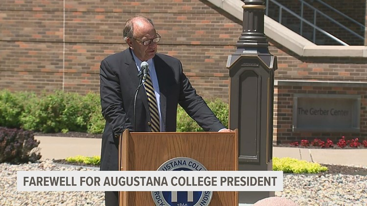 Steve Bahl says goodbye to Augustana on last day of presidency