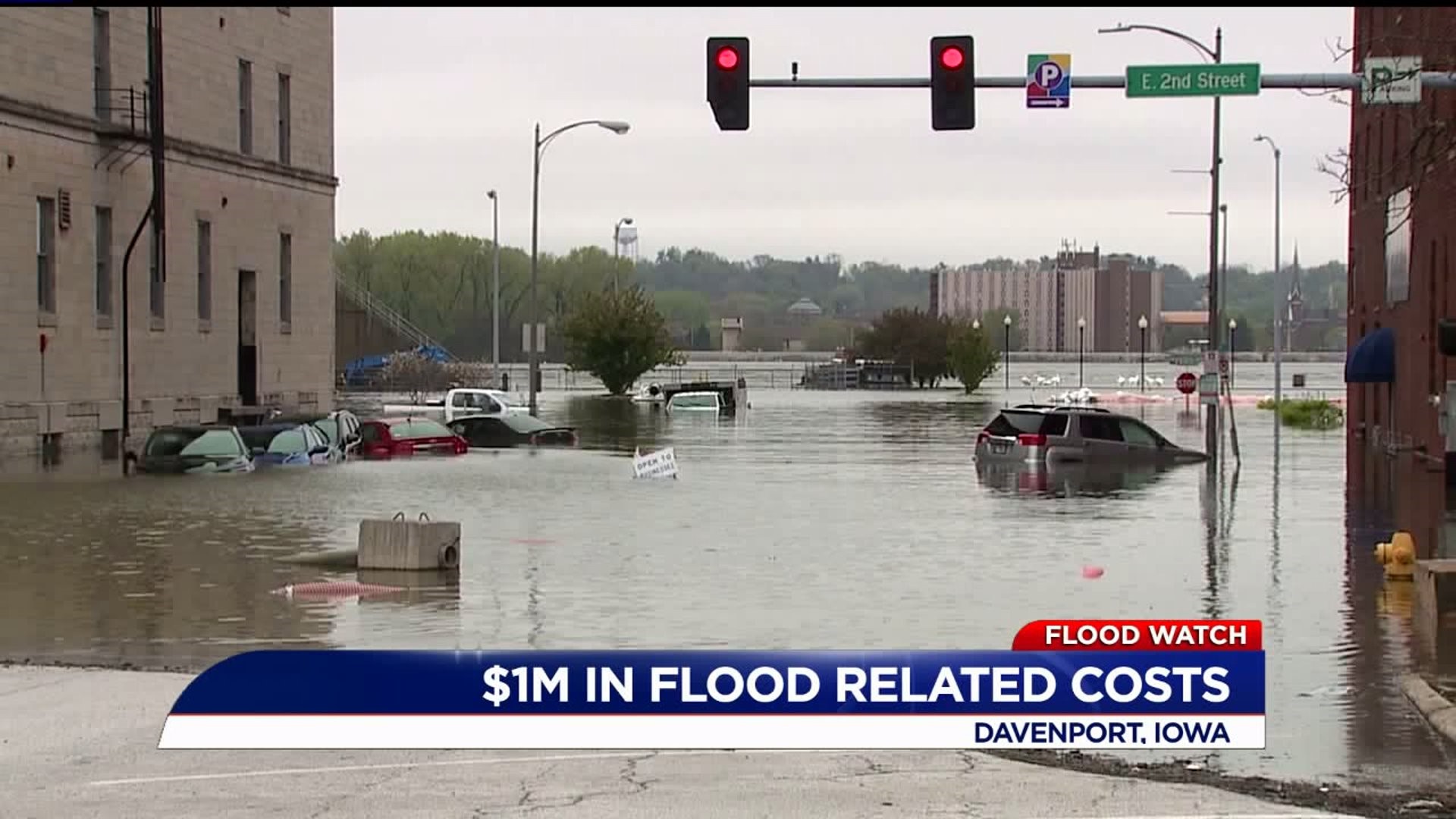 $1 Million spent on flood related costs in Davenport
