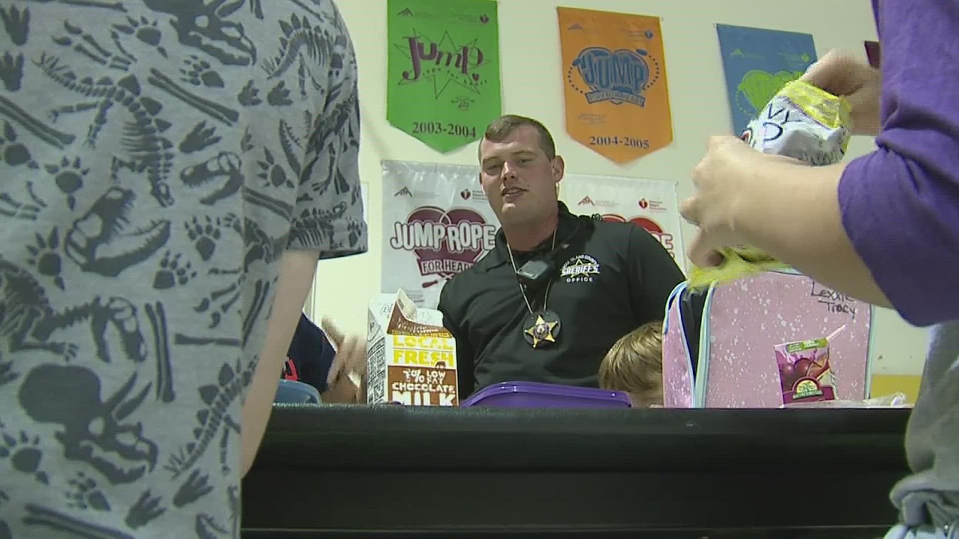 Deputy Reagan is a pretty cool guy — just ask the kids over at Riverdale Elementary in Port Byron. And that feeling is mutual for Reagan.