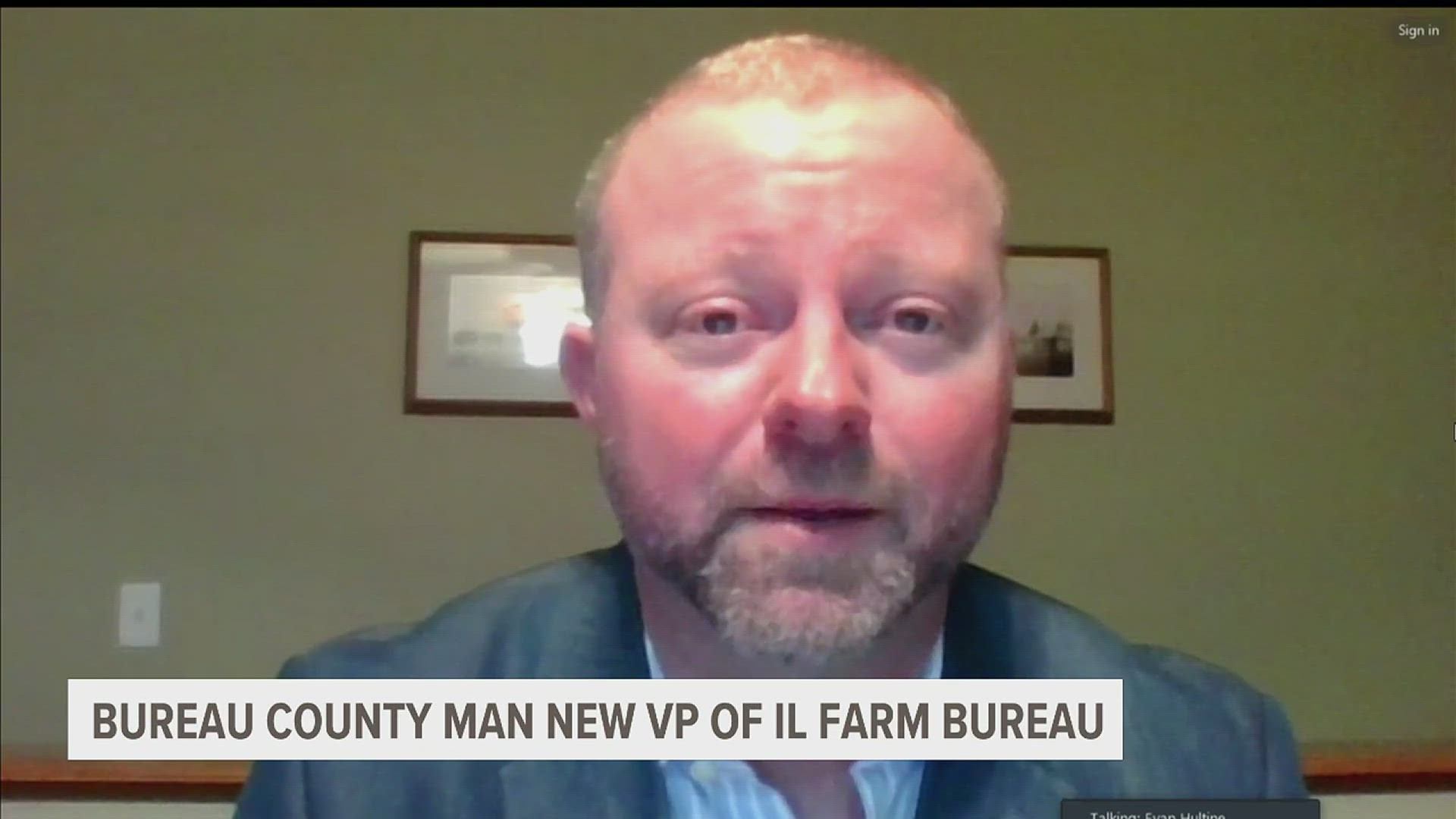 Evan Hultine has been Bureau County Farm Bureau's president since 2017. Now as ILFB's VP, he wants to uplift younger farmers and better engage experienced voices.