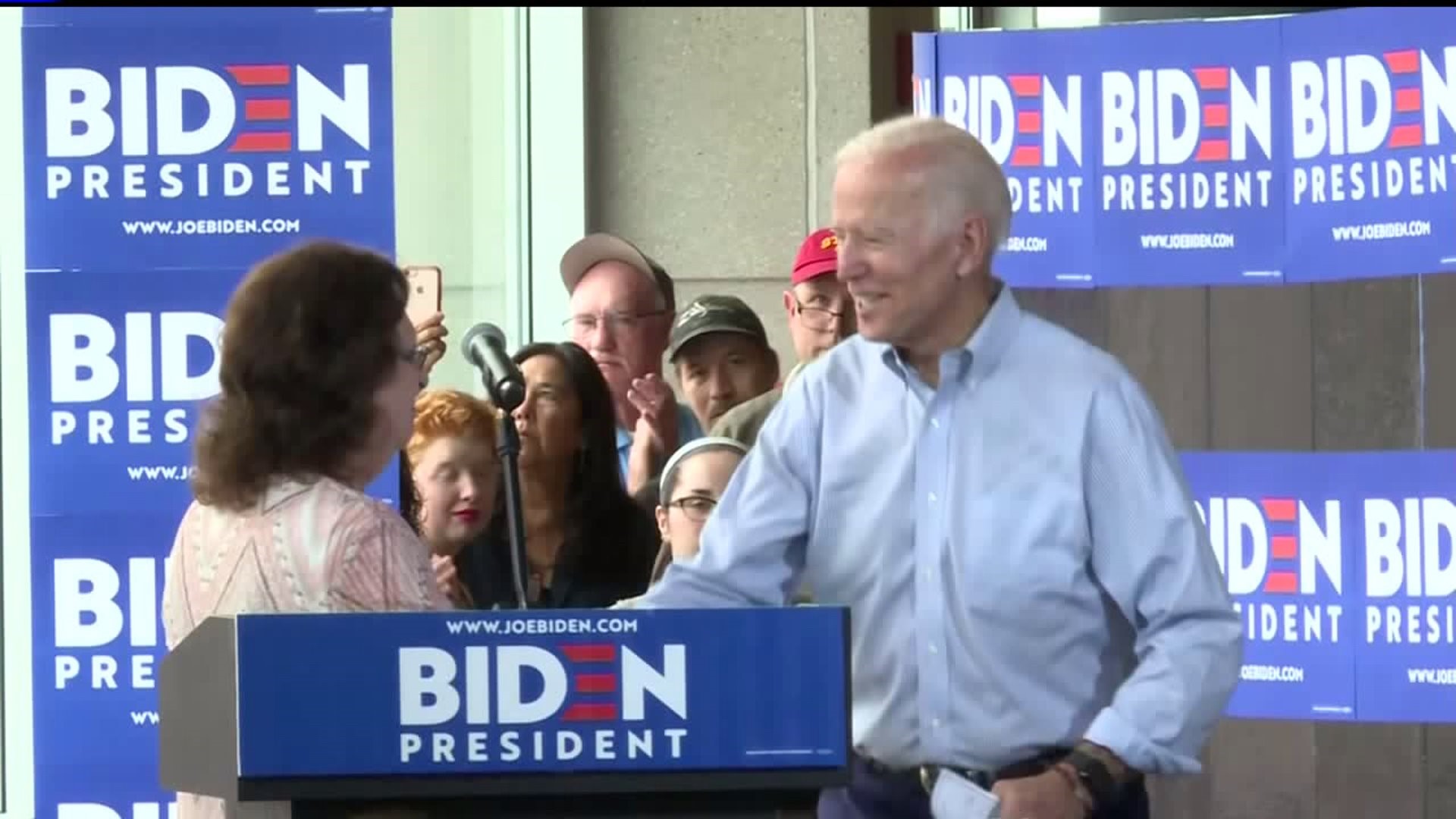 Joe Biden Stops in Davenport