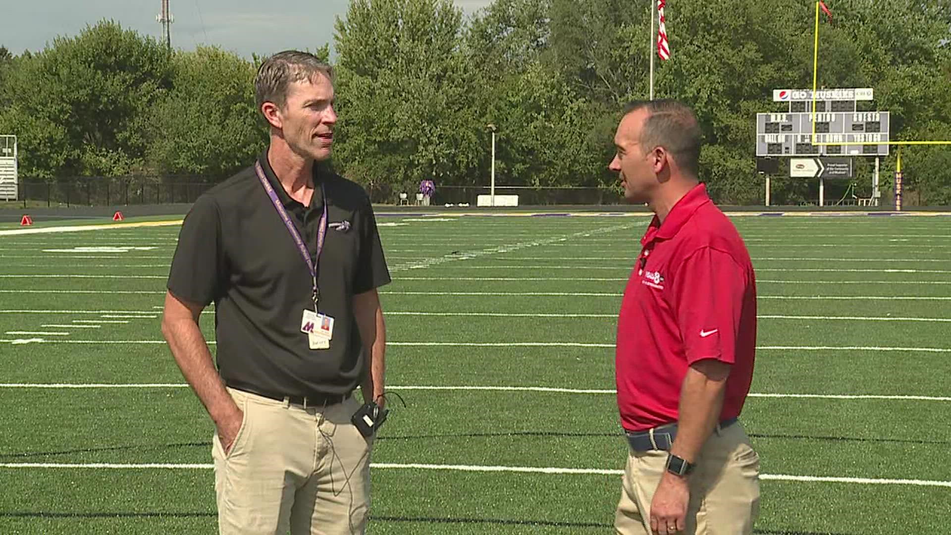 Muscatine Athletic Director Tom Ulses joins News 8 Sports Reporter Kory Kuffler to discuss the school's brand new football field.