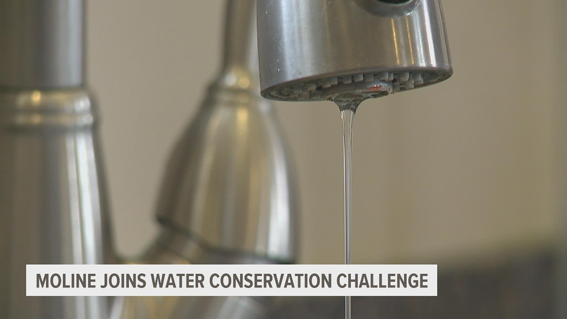 Mayor Rayapati asks Moline residents to make a month-long water conservation pledge, taking part in the nationwide challenge.