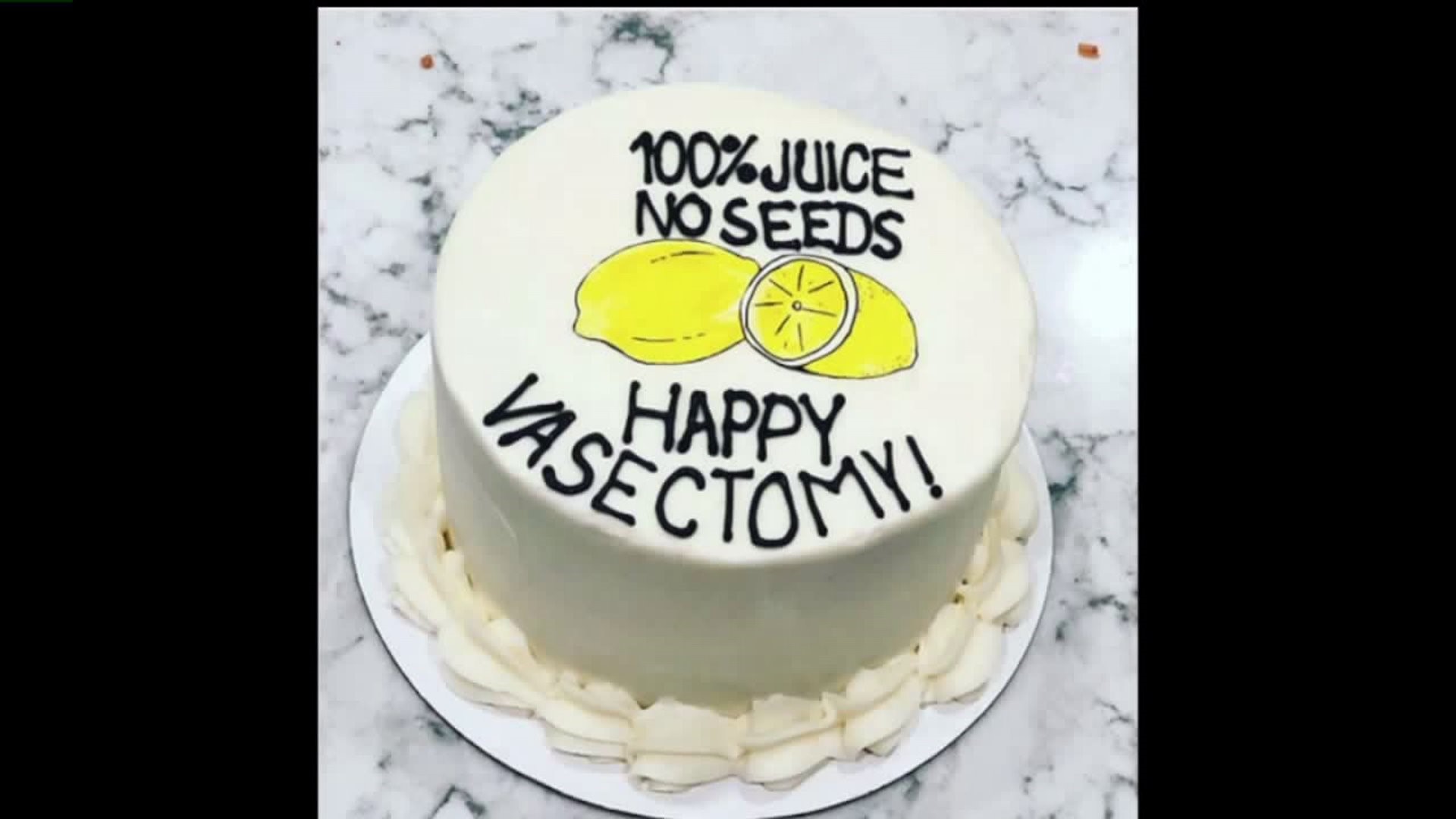 Check out these hilarious, viral vasectomy cakes