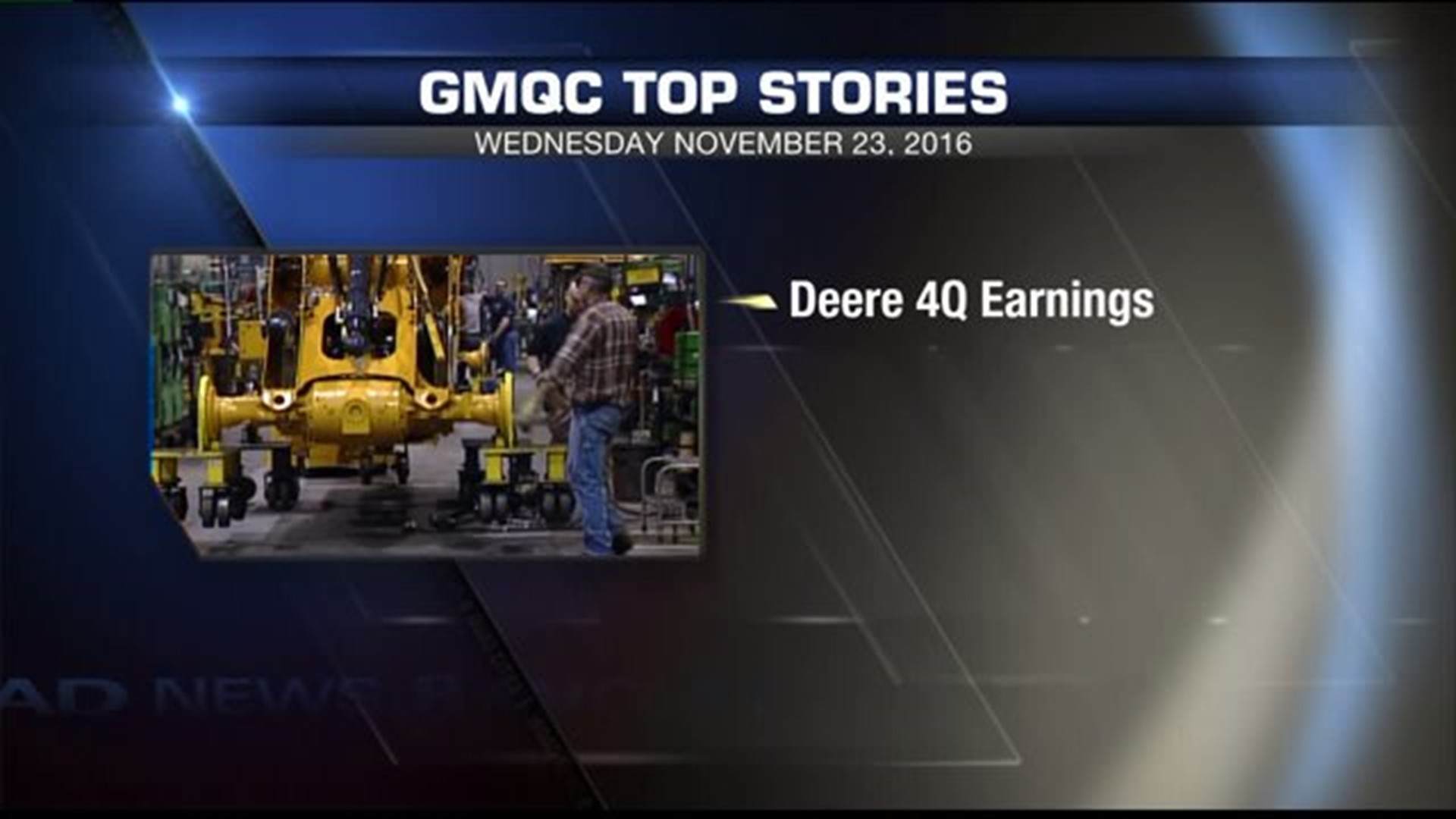 Deere 4th Quarter Earnings Drop