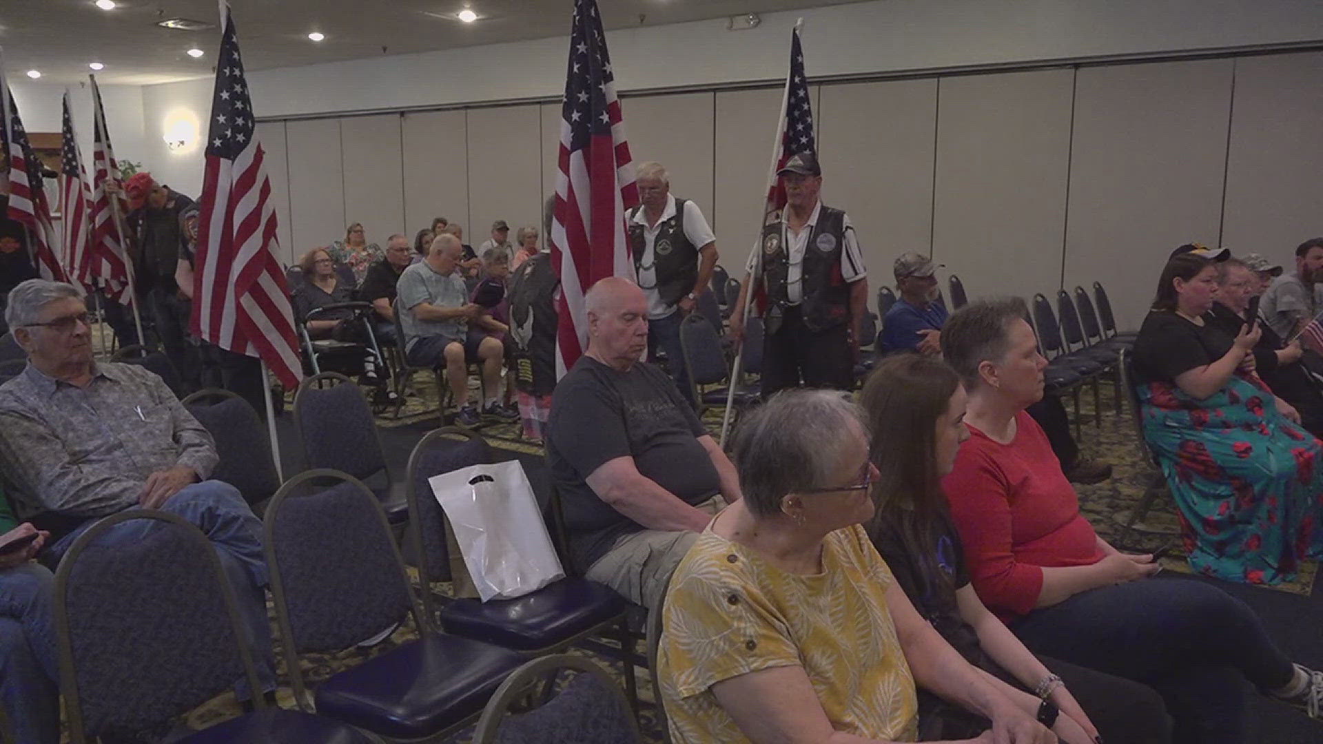 20 veterans were honored for their service in the Vietnam War.