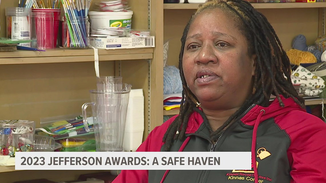 Davenport woman takes a stand against domestic violence | JEFFERSON AWARDS 2023